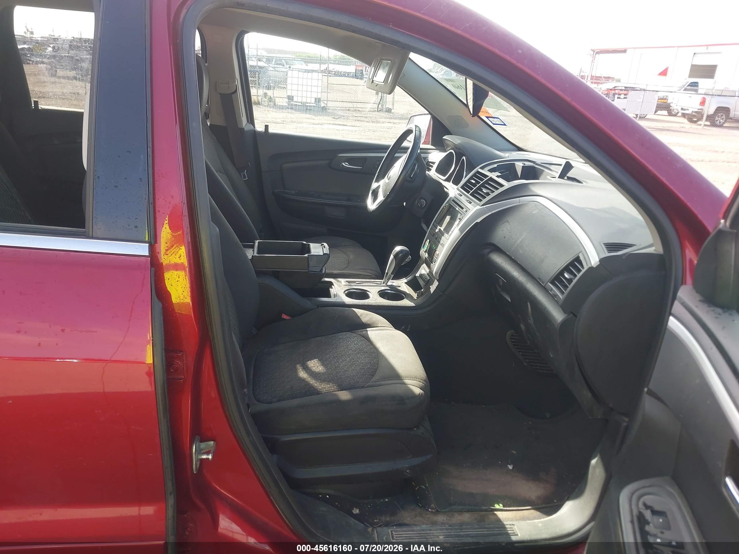2010 Chevrolet Traverse Lt Red vin: 1GNLRFED9AS144726