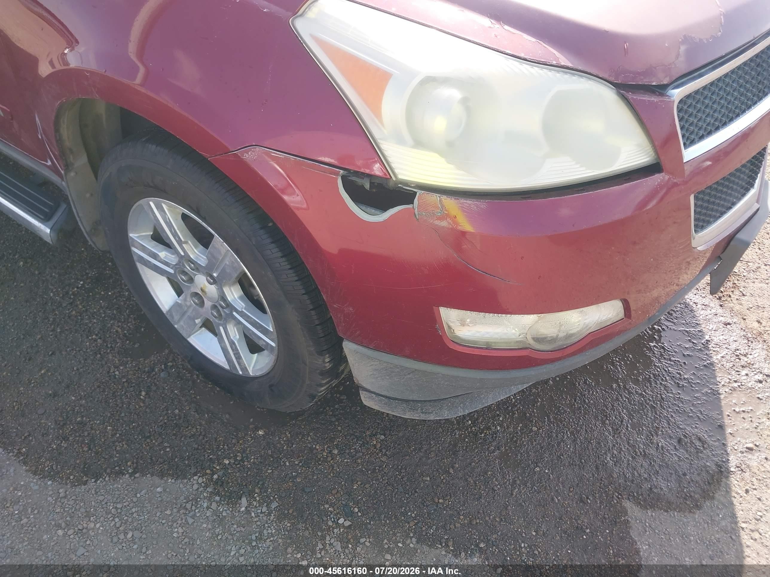 2010 Chevrolet Traverse Lt Red vin: 1GNLRFED9AS144726