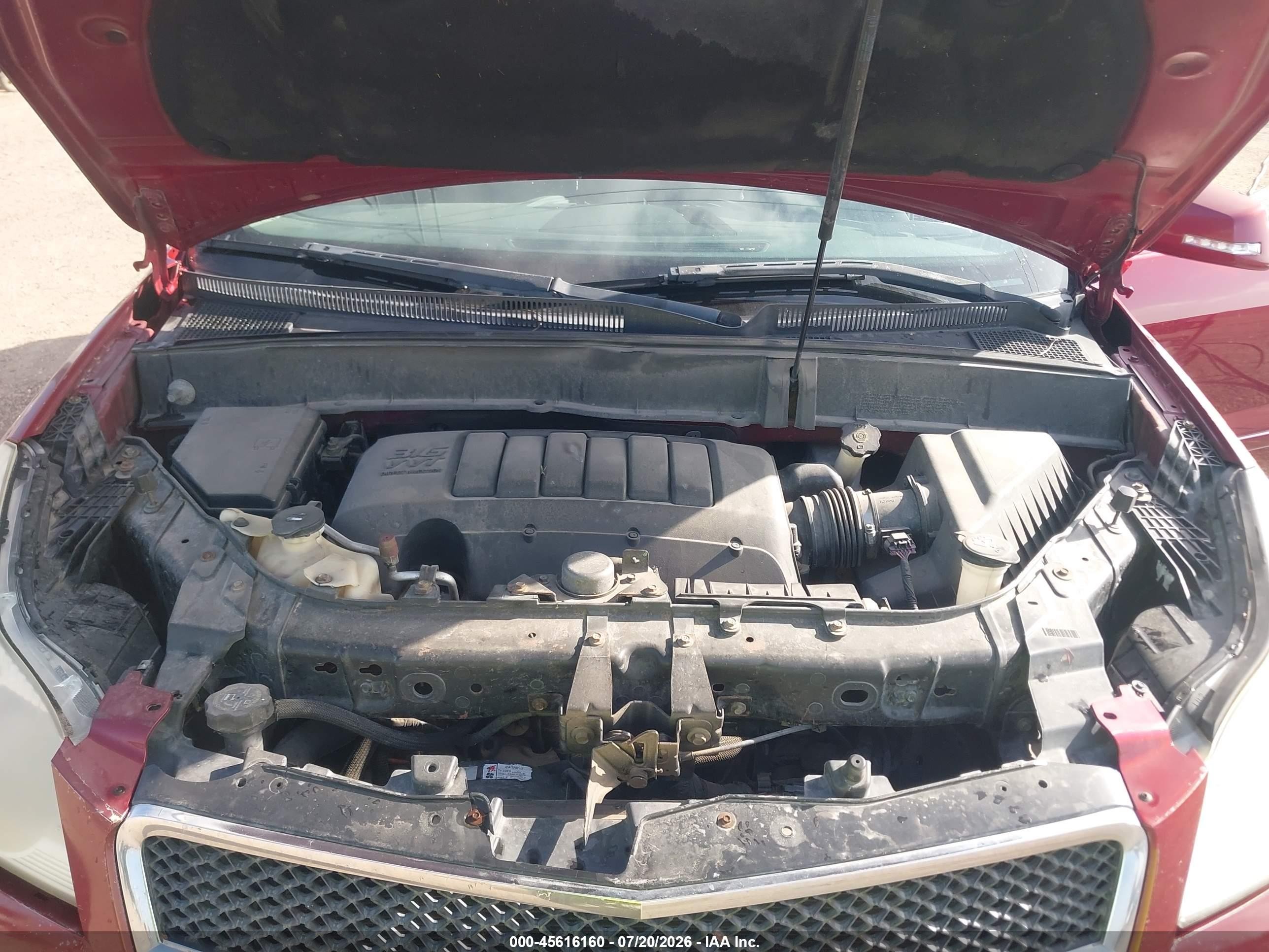 2010 Chevrolet Traverse Lt Red vin: 1GNLRFED9AS144726