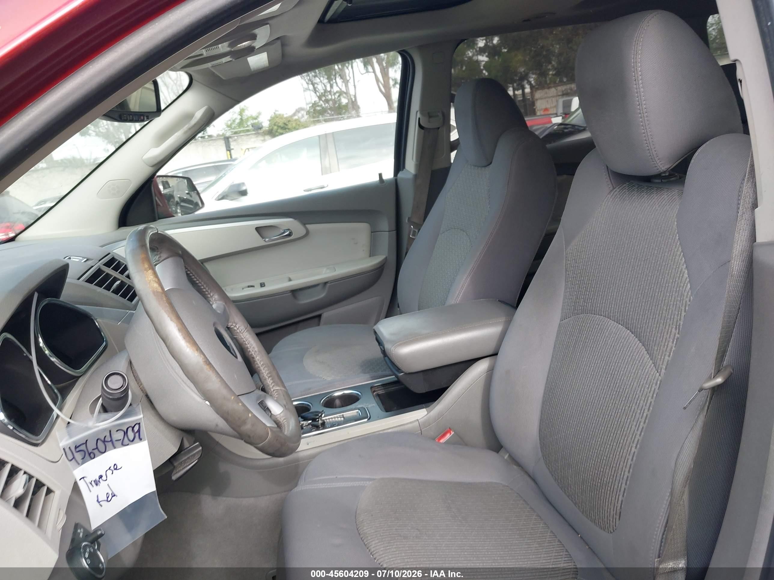 2010 Chevrolet Traverse Lt Red vin: 1GNLRFEDXAS135243