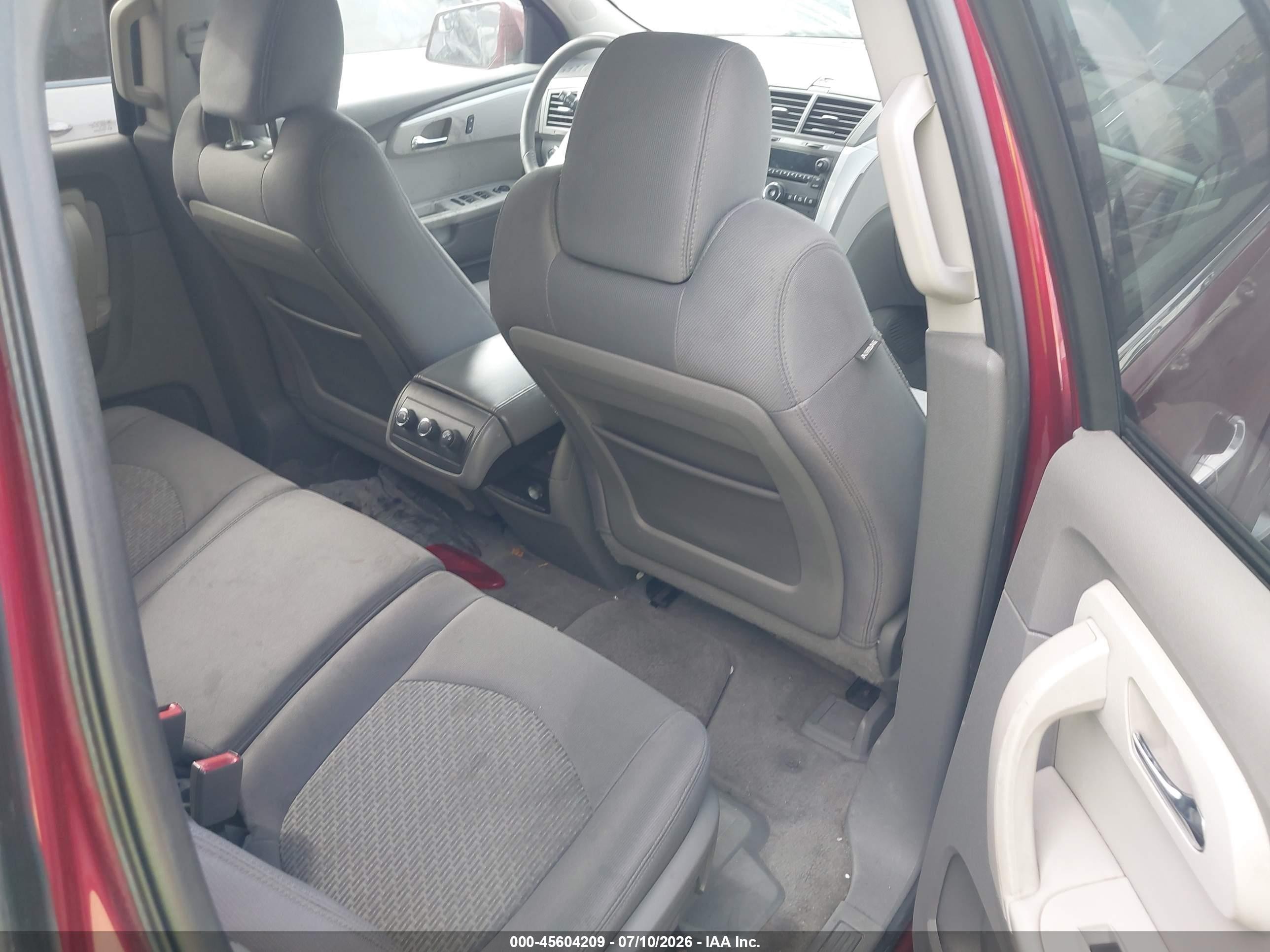 2010 Chevrolet Traverse Lt Red vin: 1GNLRFEDXAS135243