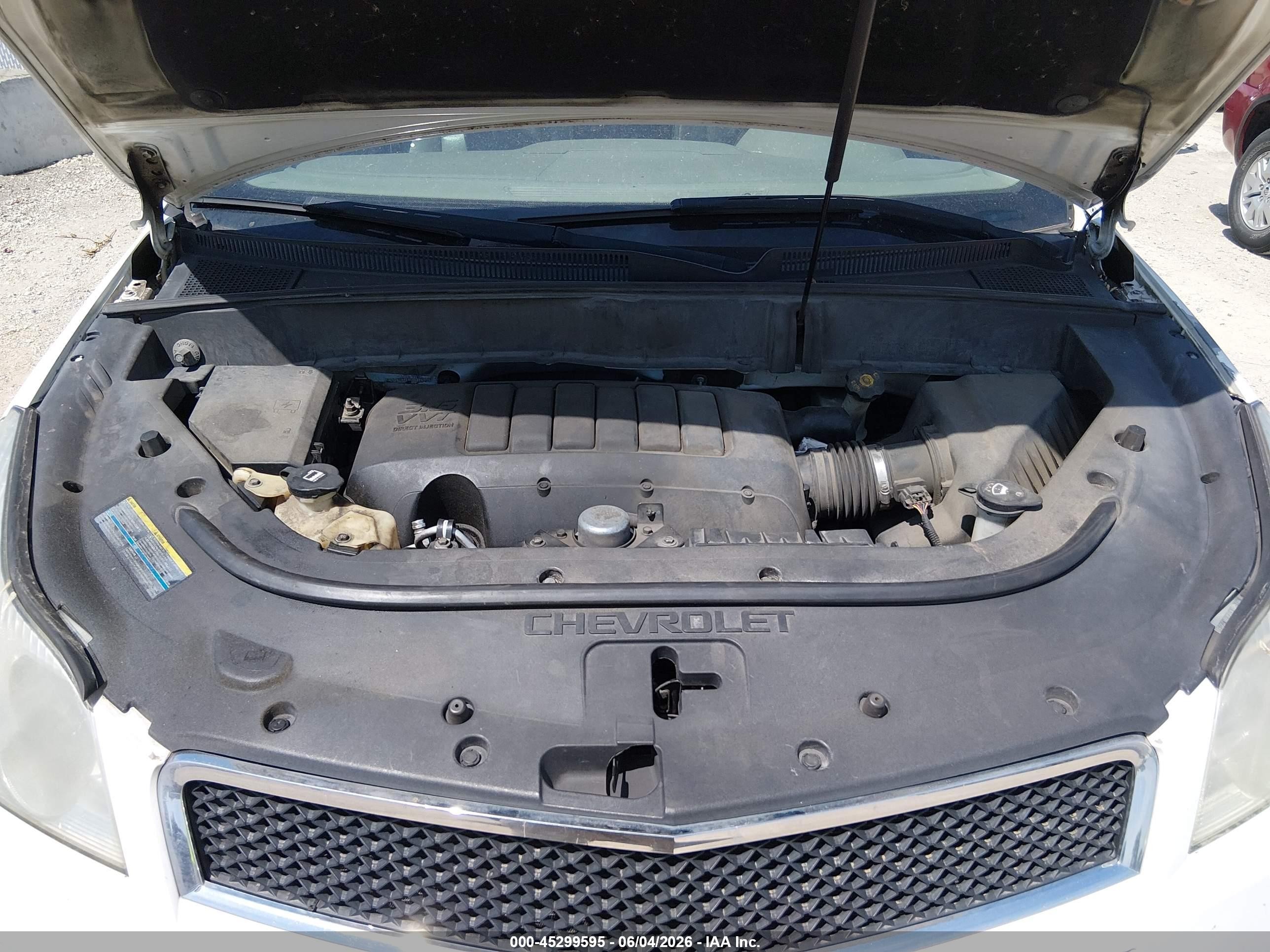 2010 Chevrolet Traverse Lt White vin: 1GNLRGED2AS112965