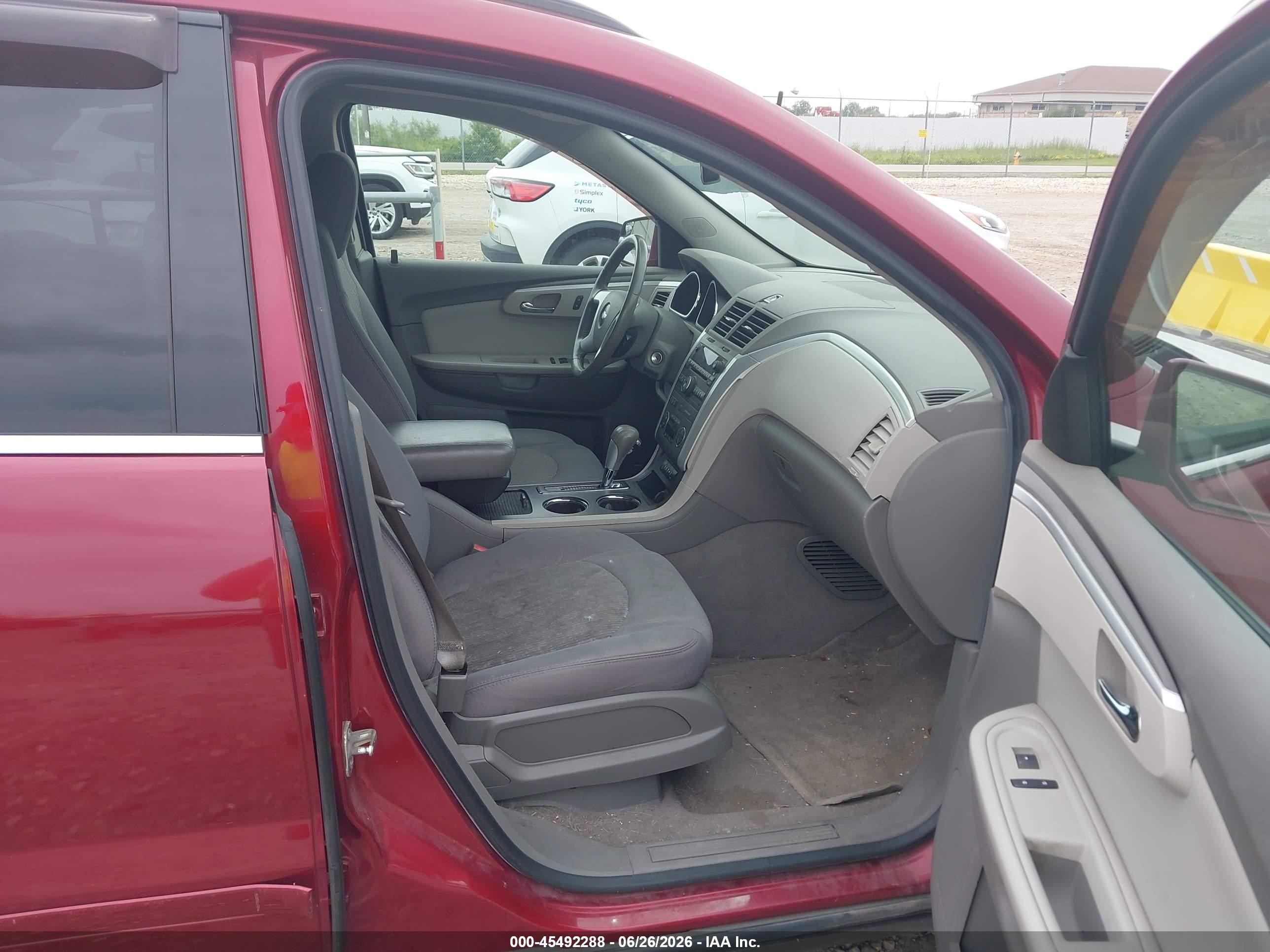 2010 Chevrolet Traverse Lt Red vin: 1GNLRGED5AS149041