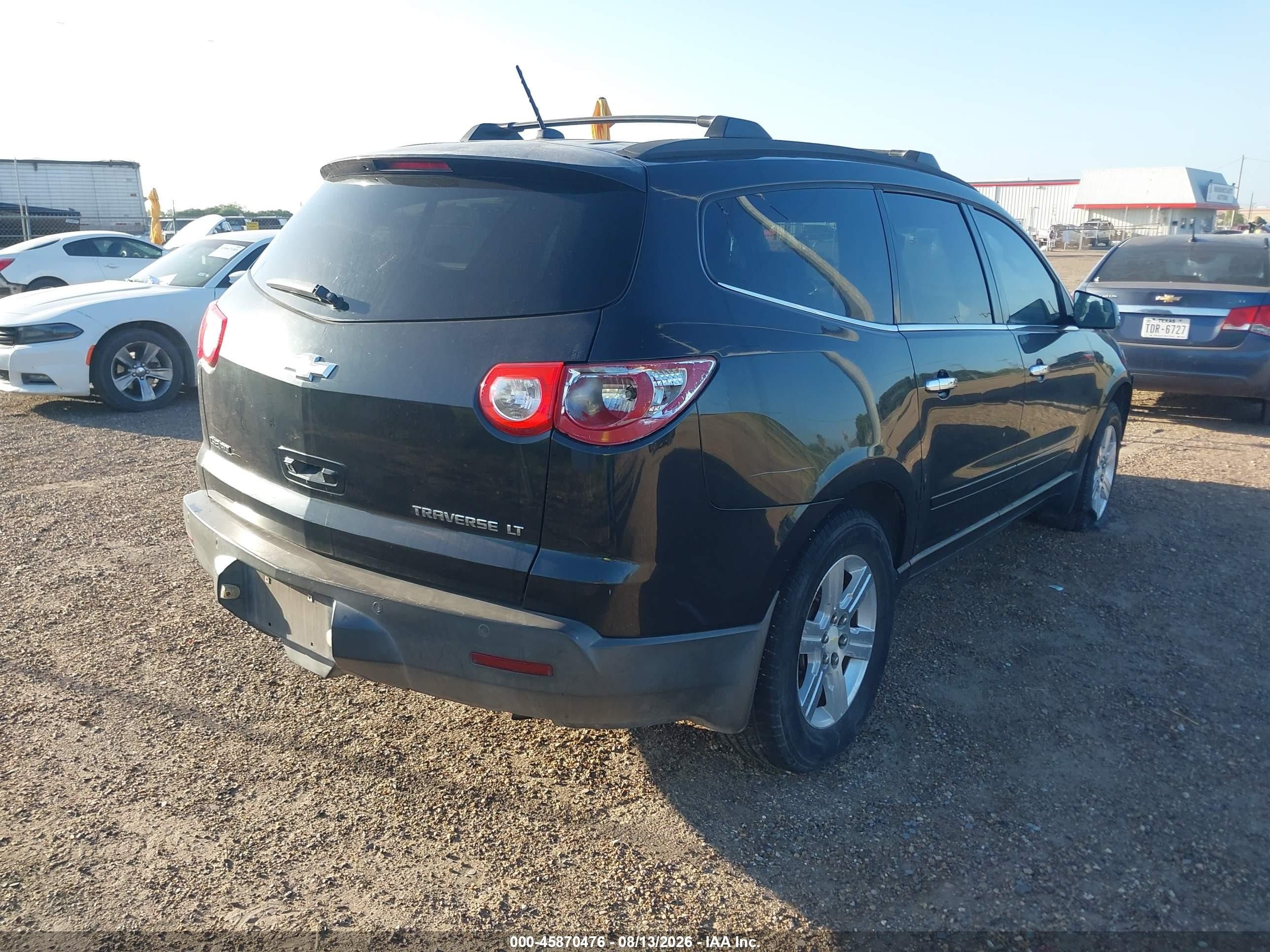 2010 Chevrolet Traverse Lt Black vin: 1GNLRGED7AS102528