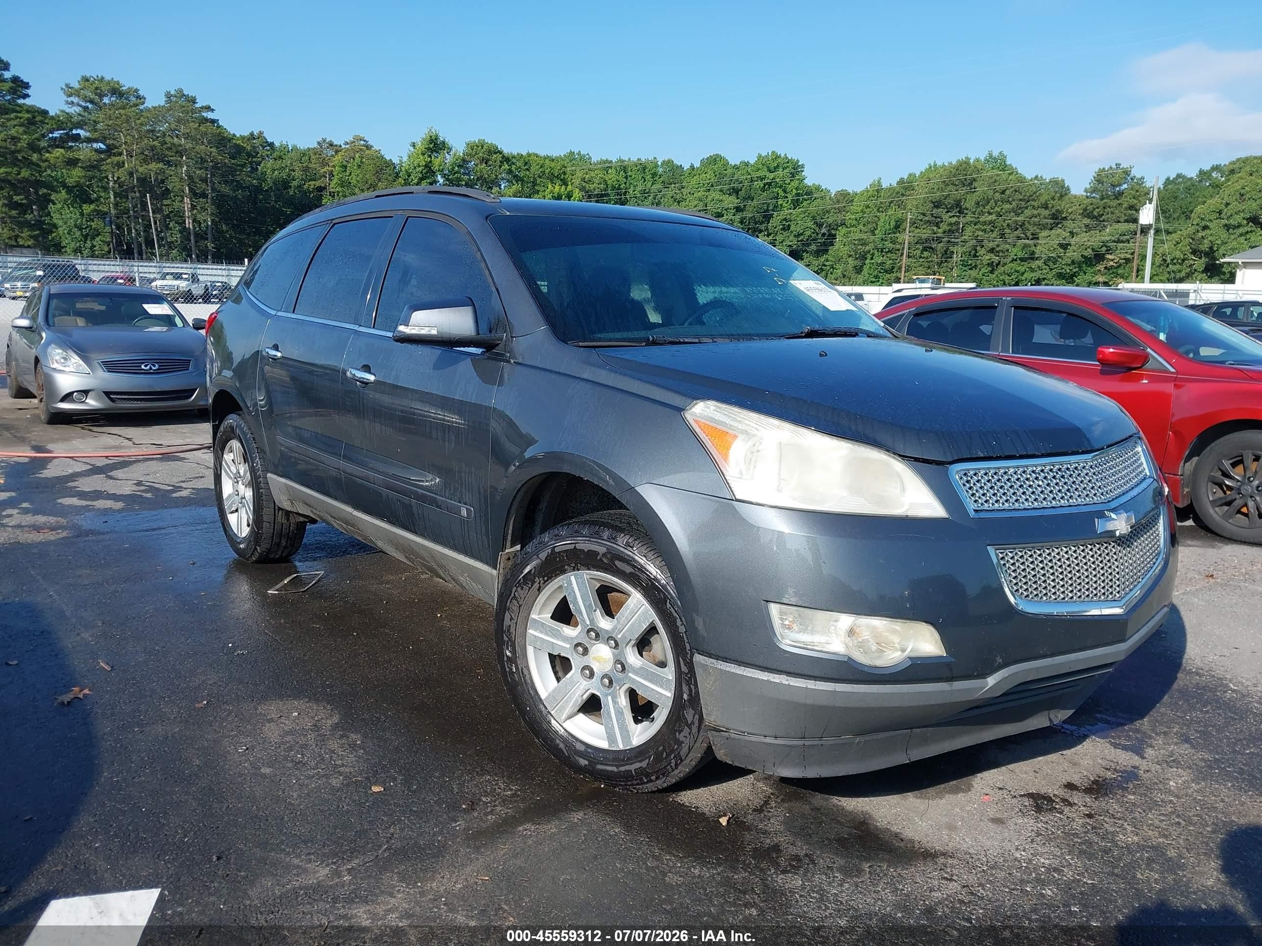 2010 Chevrolet Traverse Lt Gray vin: 1GNLRGED9AS134686