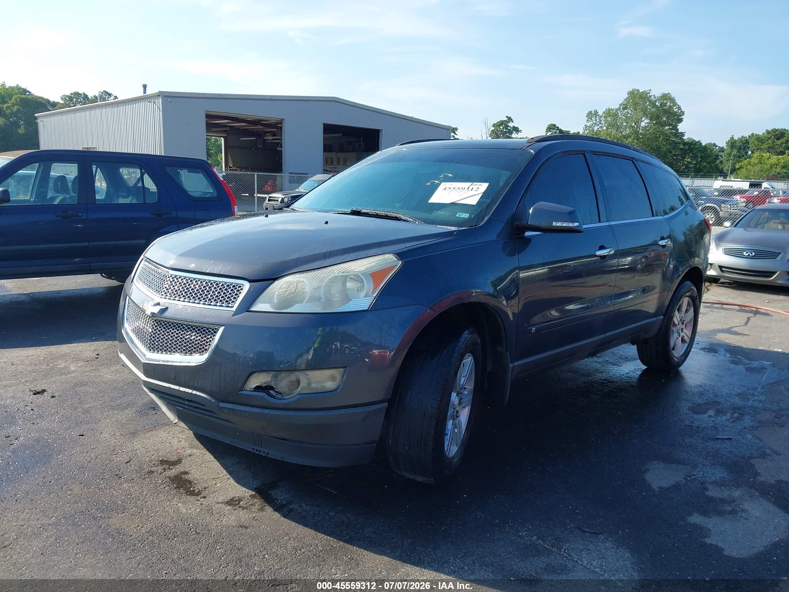 2010 Chevrolet Traverse Lt Серый vin: 1GNLRGED9AS134686