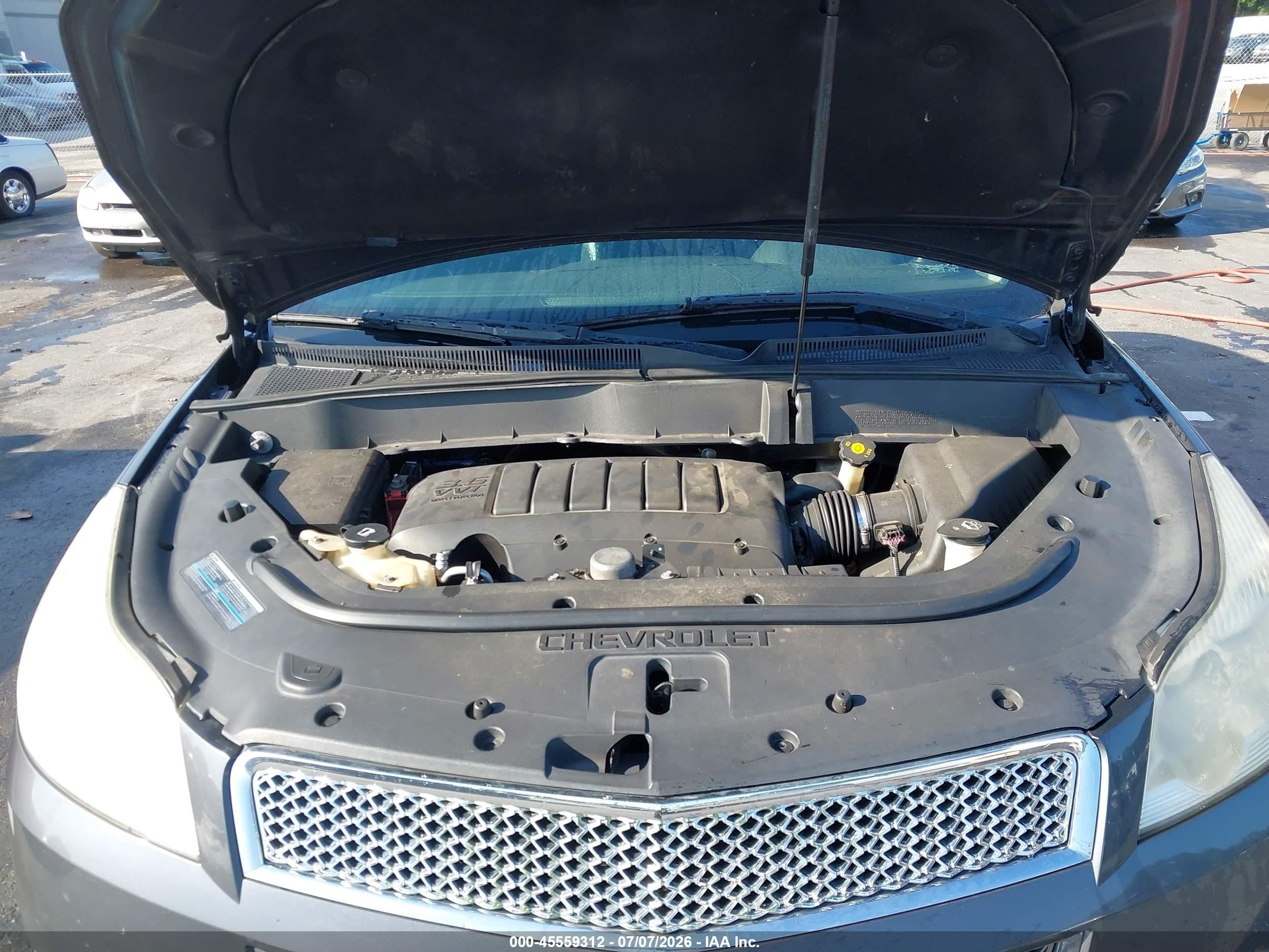 2010 Chevrolet Traverse Lt Серый vin: 1GNLRGED9AS134686