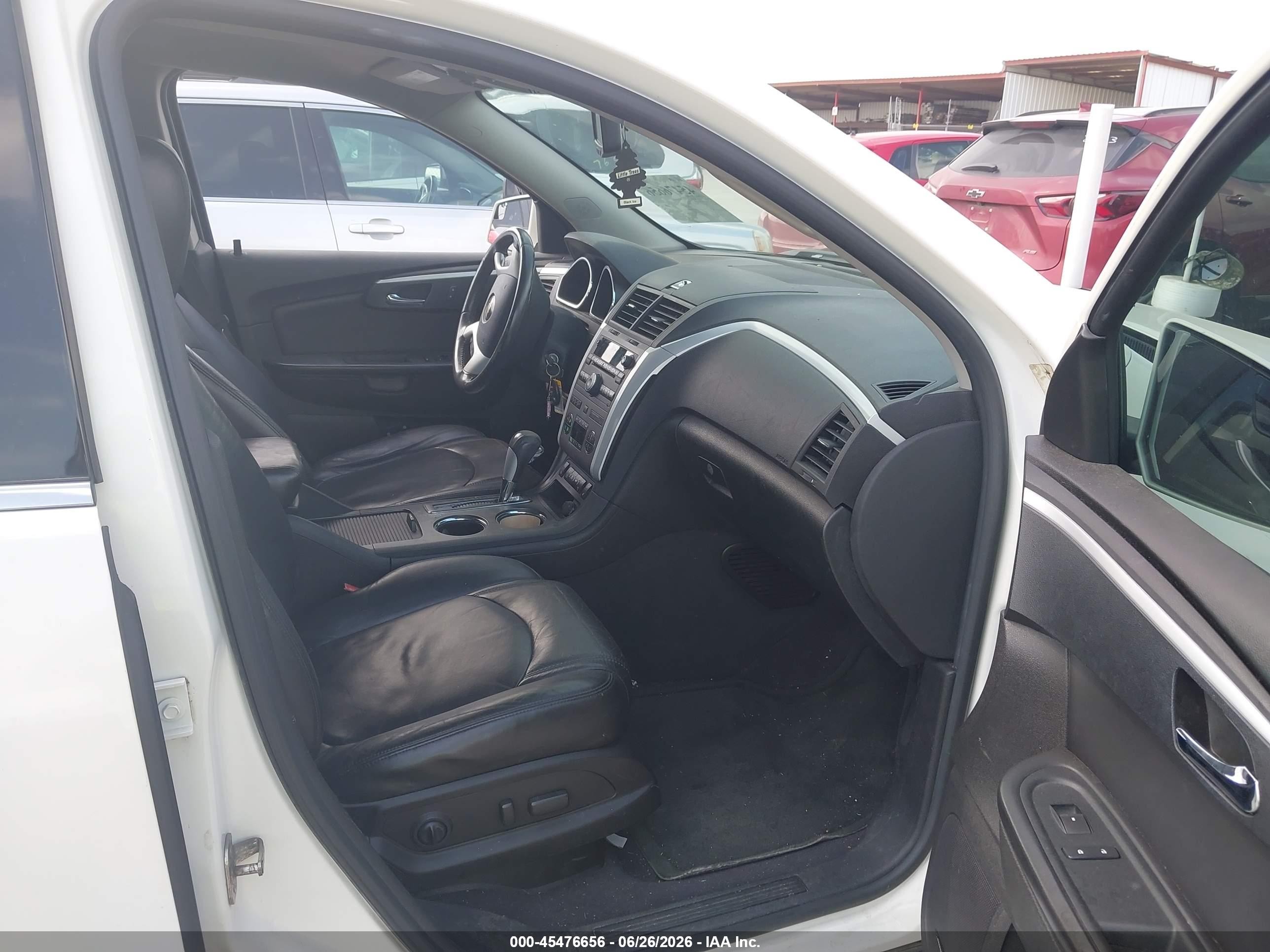 2010 Chevrolet Traverse Lt White vin: 1GNLRGEDXAJ231983