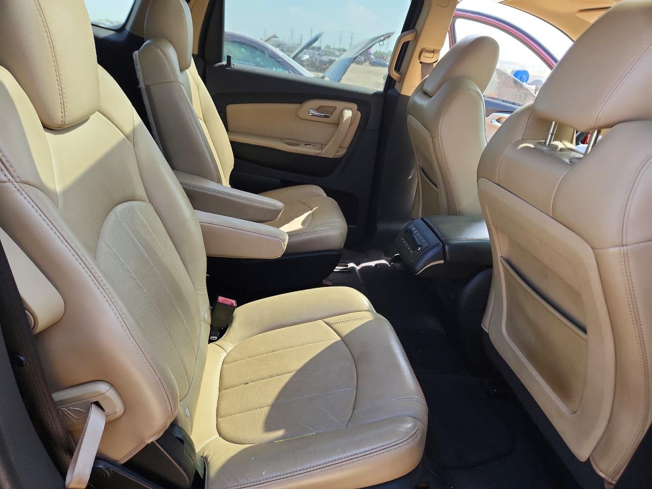 2010 Chevrolet Traverse Ltz Red vin: 1GNLRHED0AJ229018