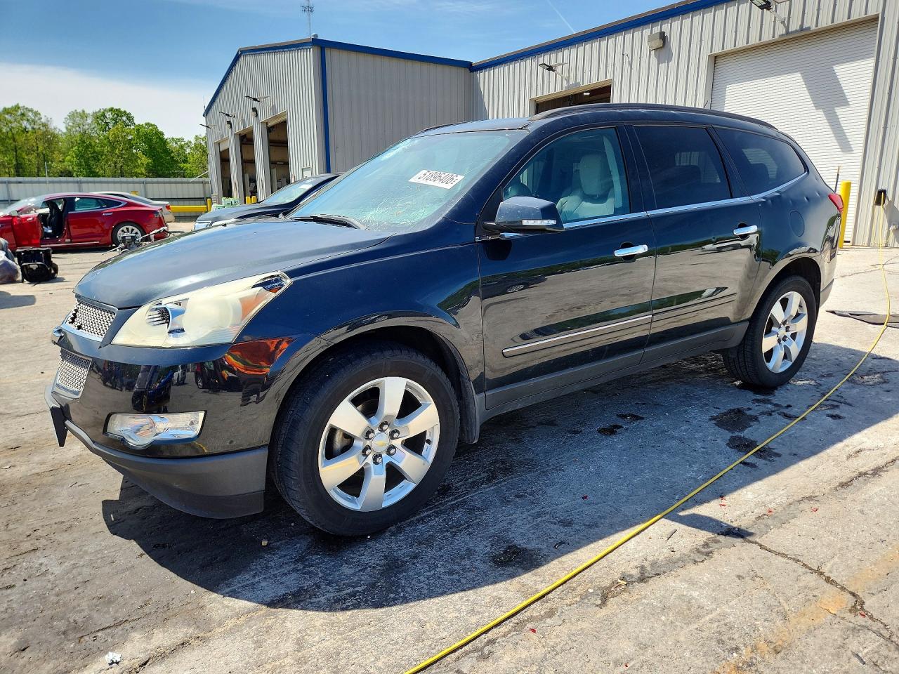2010 Chevrolet Traverse Ltz Black vin: 1GNLRHED0AJ237782