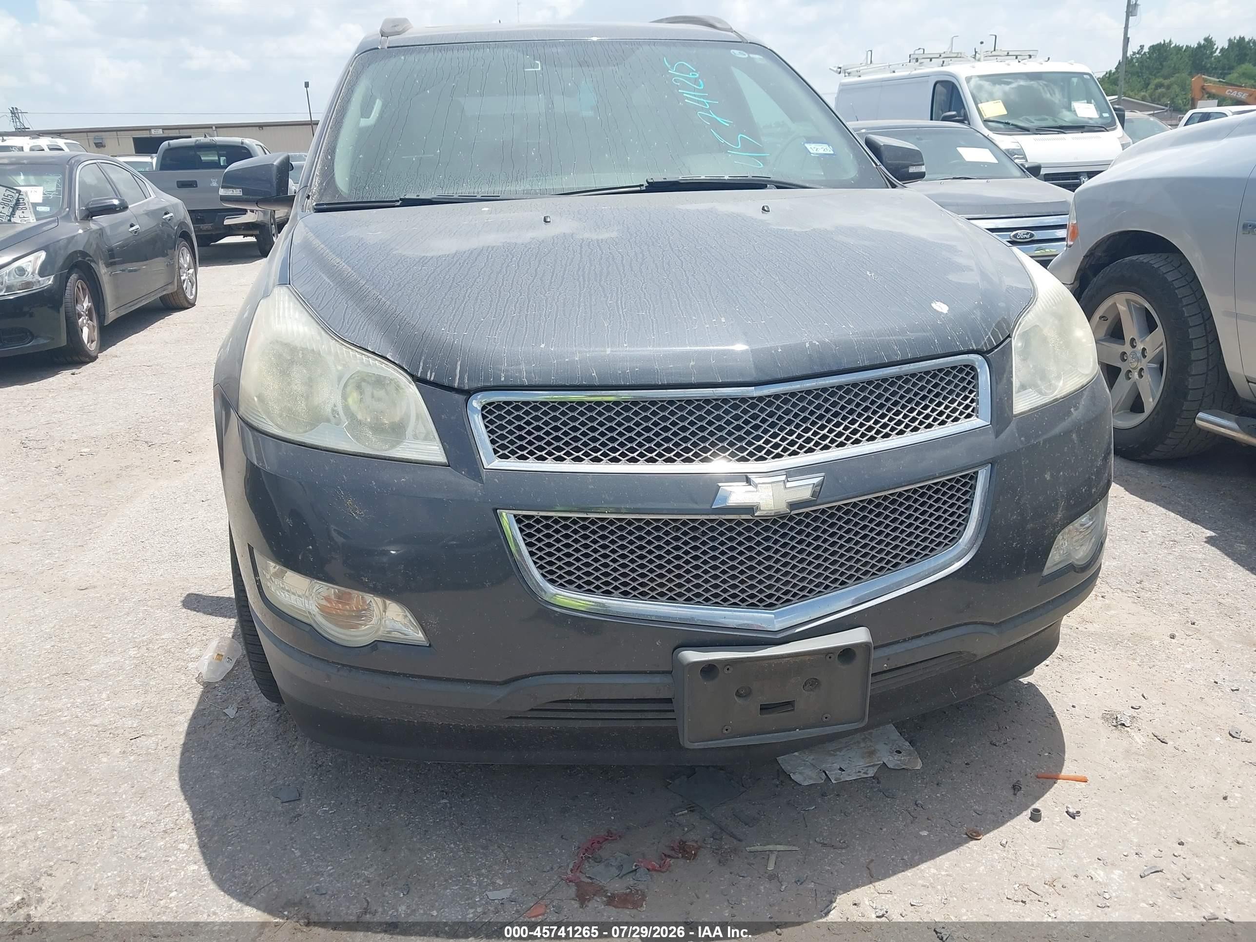 2010 Chevrolet Traverse Ltz Gray vin: 1GNLRHED4AS104498