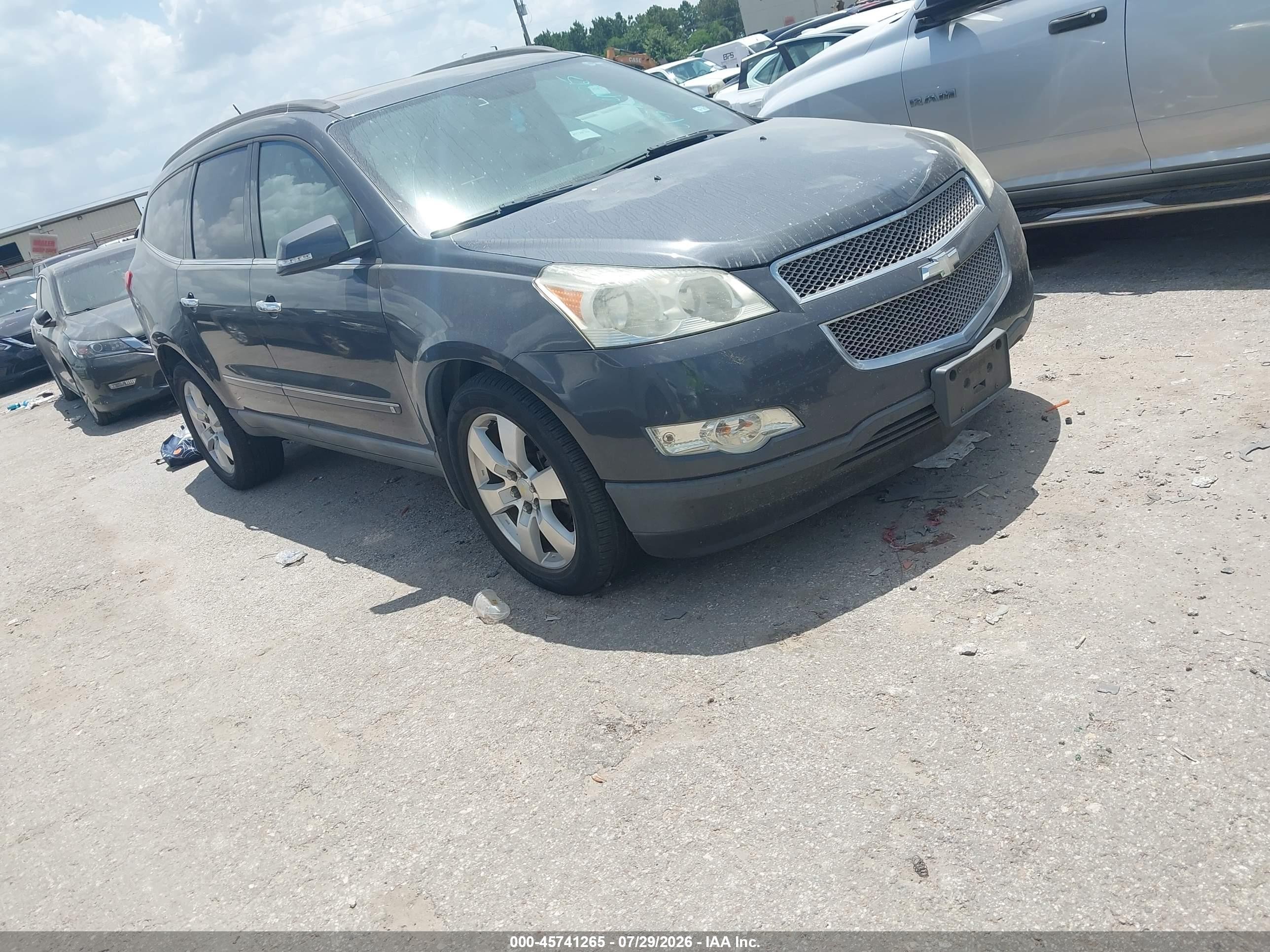 2010 Chevrolet Traverse Ltz Gray vin: 1GNLRHED4AS104498