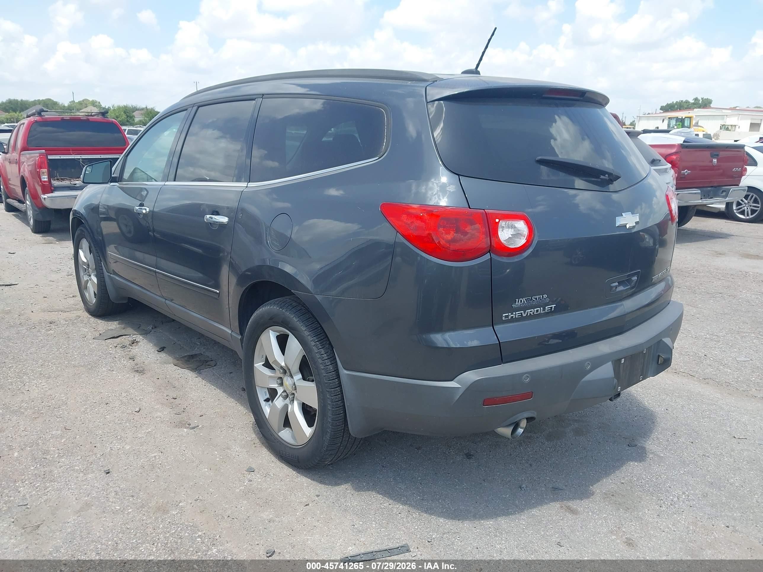 2010 Chevrolet Traverse Ltz Gray vin: 1GNLRHED4AS104498