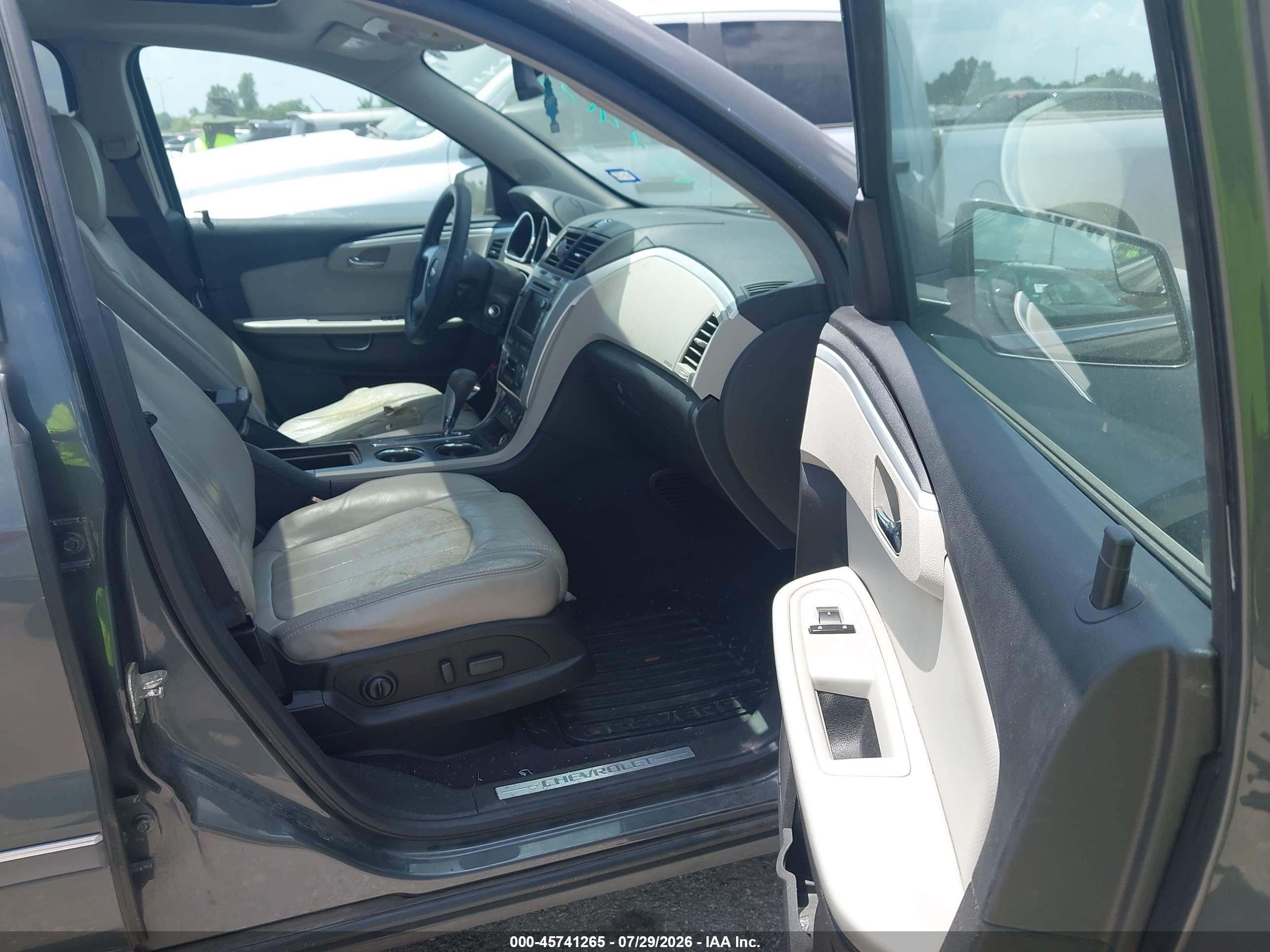 2010 Chevrolet Traverse Ltz Gray vin: 1GNLRHED4AS104498