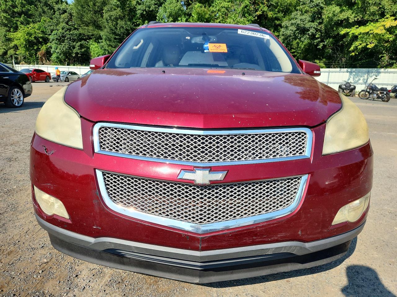 2010 Chevrolet Traverse Ltz Maroon vin: 1GNLRHED6AS102476