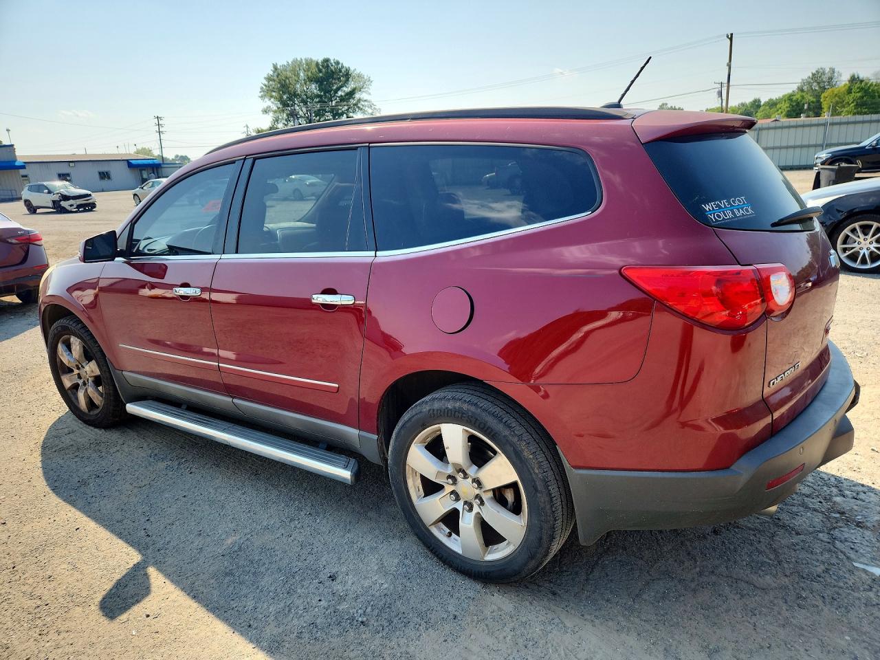 2010 Chevrolet Traverse Ltz Maroon vin: 1GNLRHED6AS102476