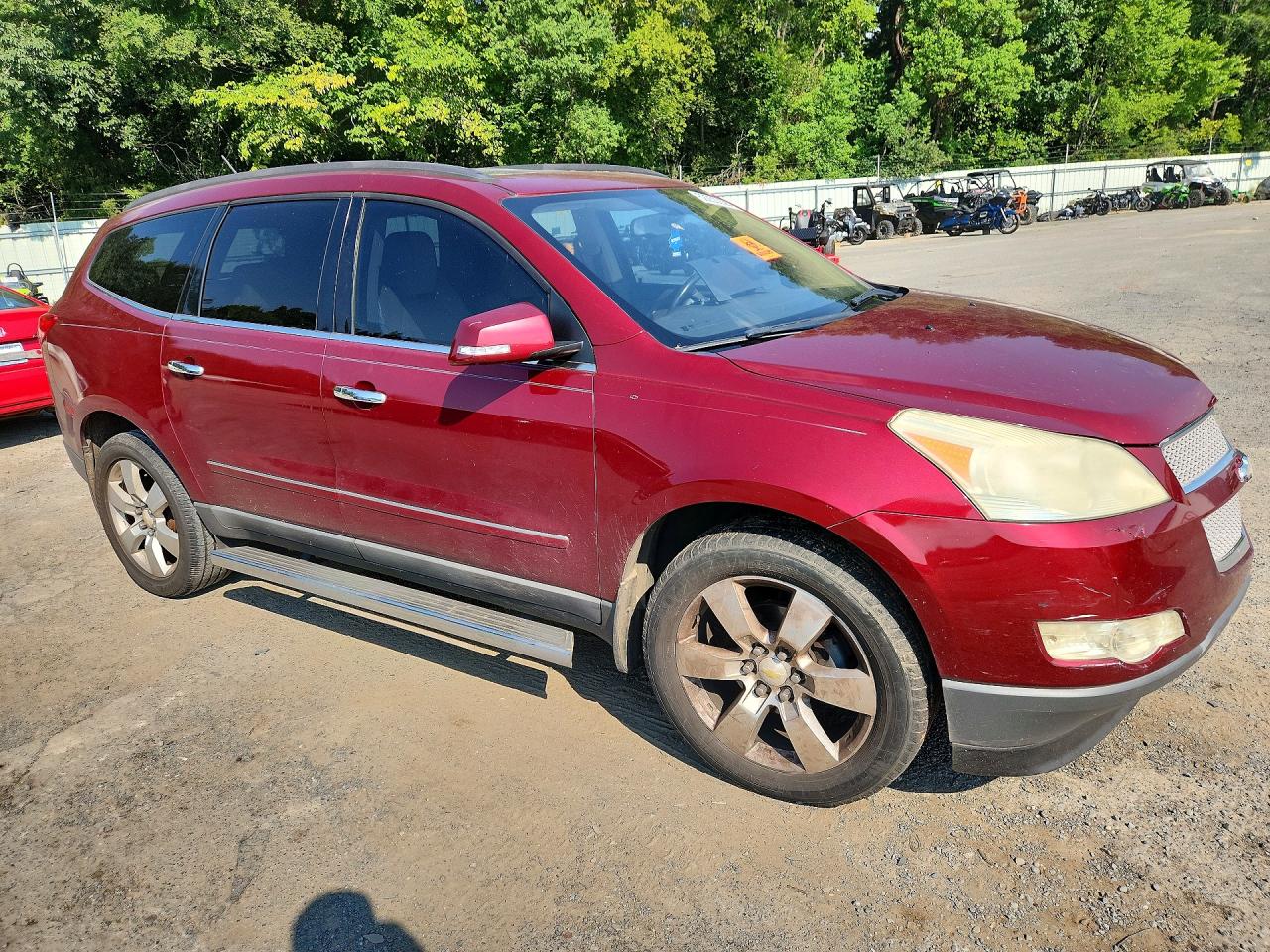 2010 Chevrolet Traverse Ltz Maroon vin: 1GNLRHED6AS102476