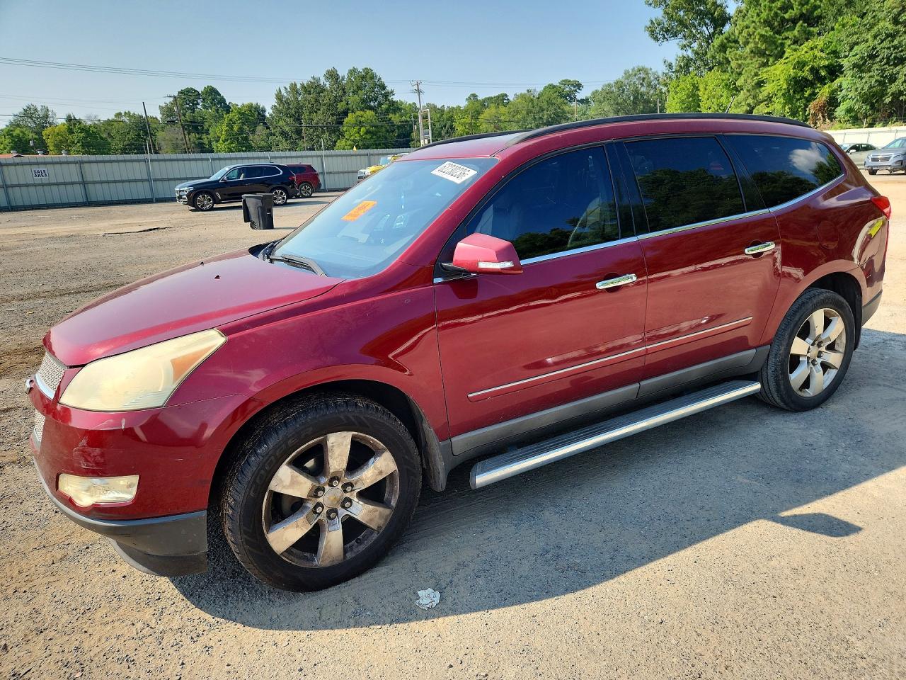 2010 Chevrolet Traverse Ltz Maroon vin: 1GNLRHED6AS102476