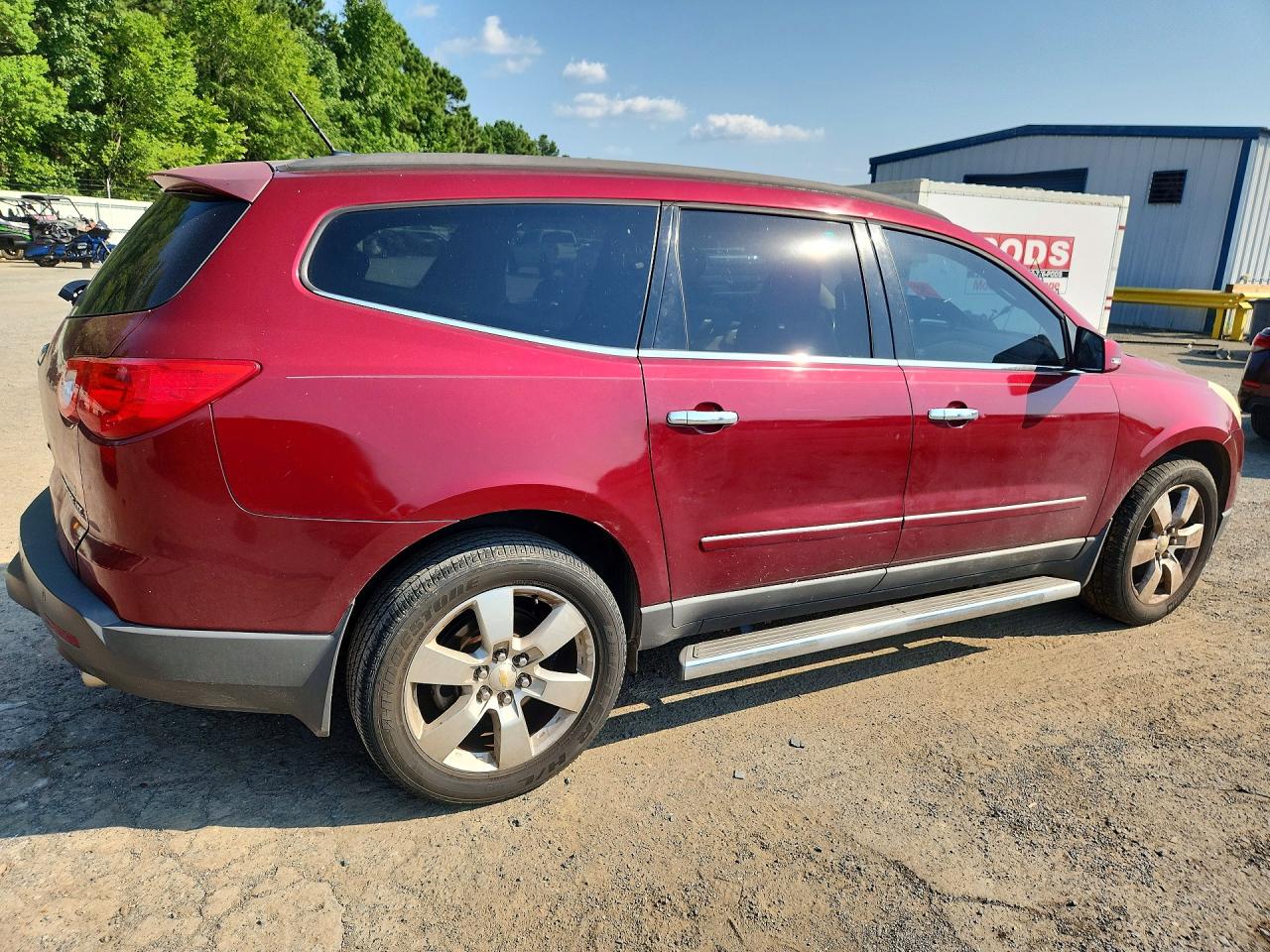 2010 Chevrolet Traverse Ltz Maroon vin: 1GNLRHED6AS102476
