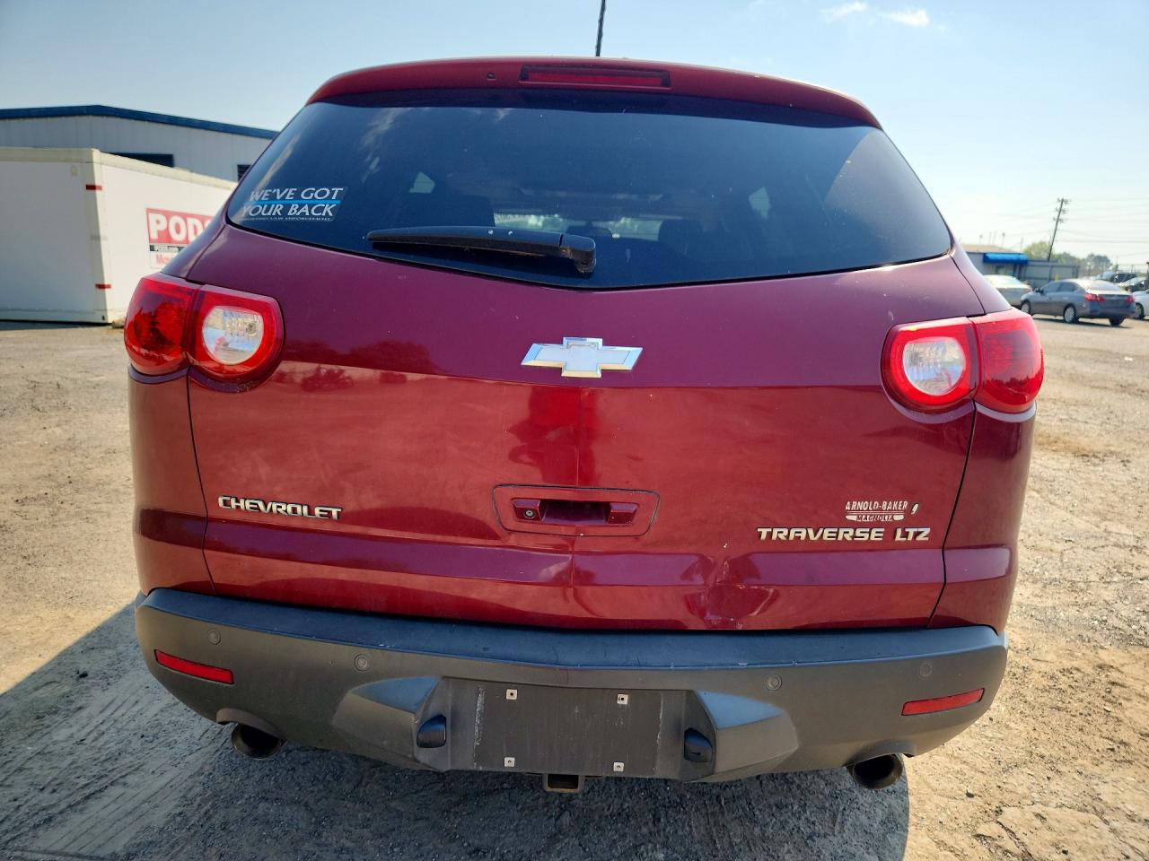 2010 Chevrolet Traverse Ltz Maroon vin: 1GNLRHED6AS102476
