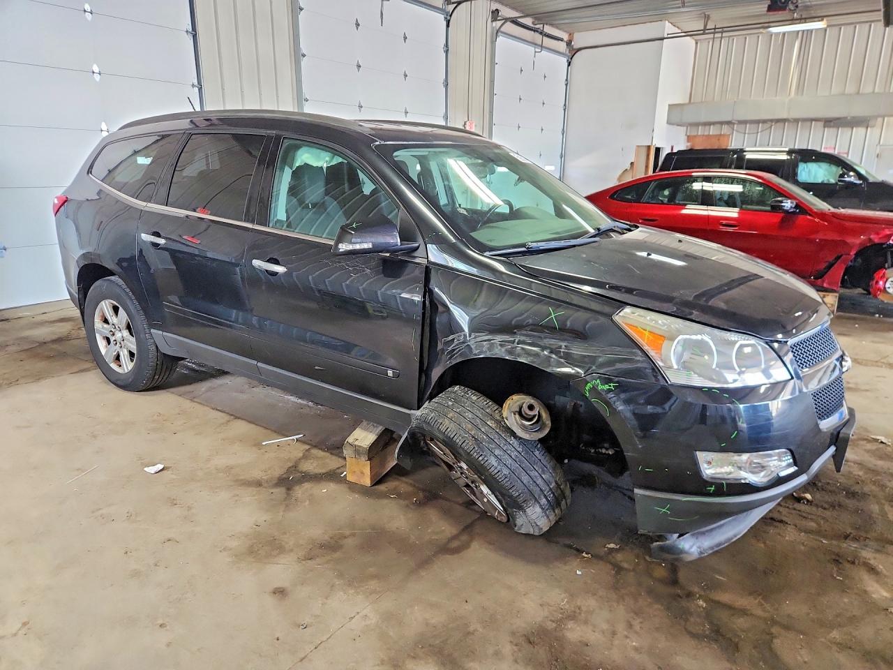 2010 Chevrolet Traverse Lt Black vin: 1GNLVFED5AS135064