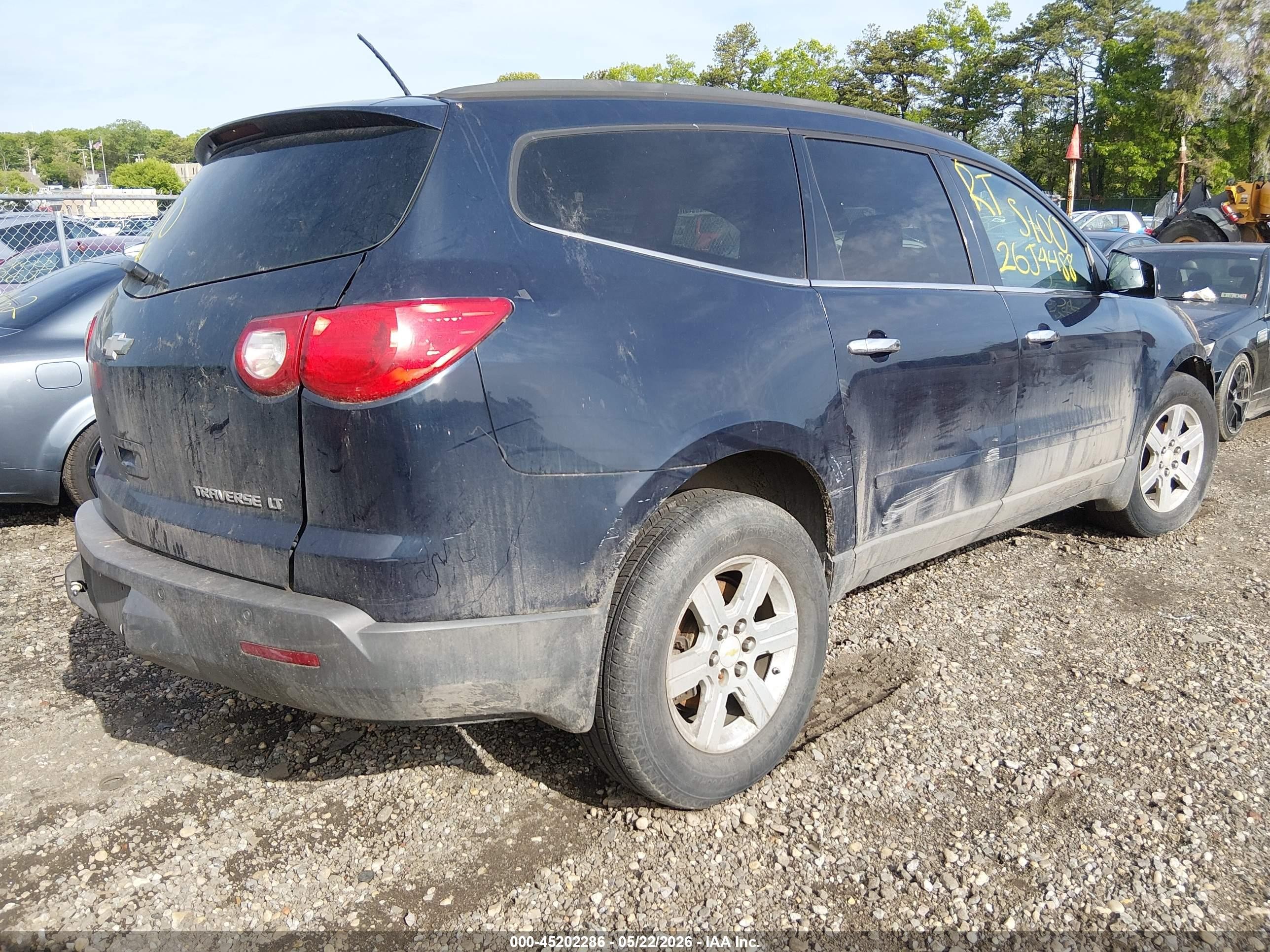 2010 Chevrolet Traverse Lt Blue vin: 1GNLVFED6AS109931