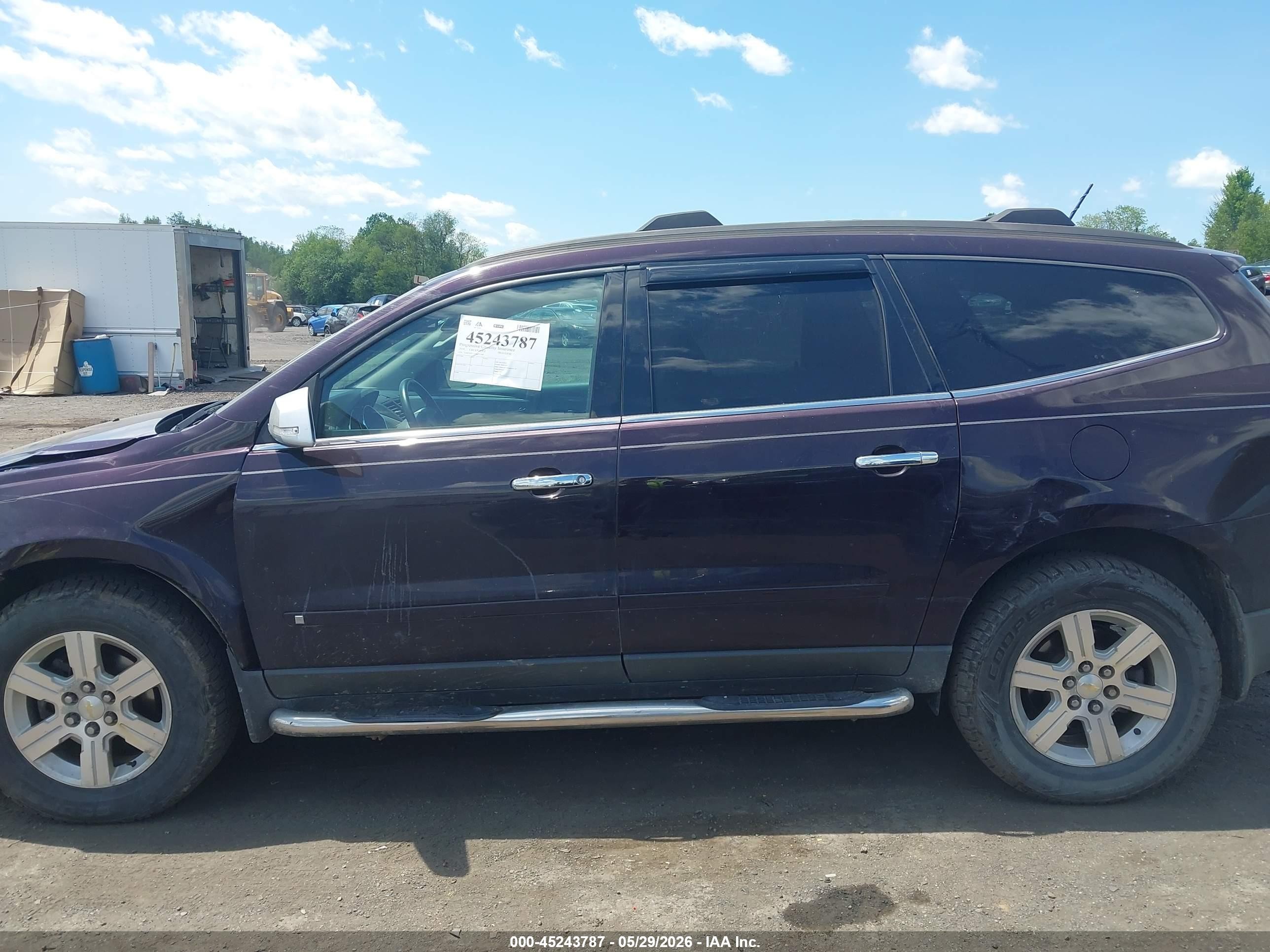 2010 Chevrolet Traverse Lt Фиолетовый vin: 1GNLVFED6AS112540