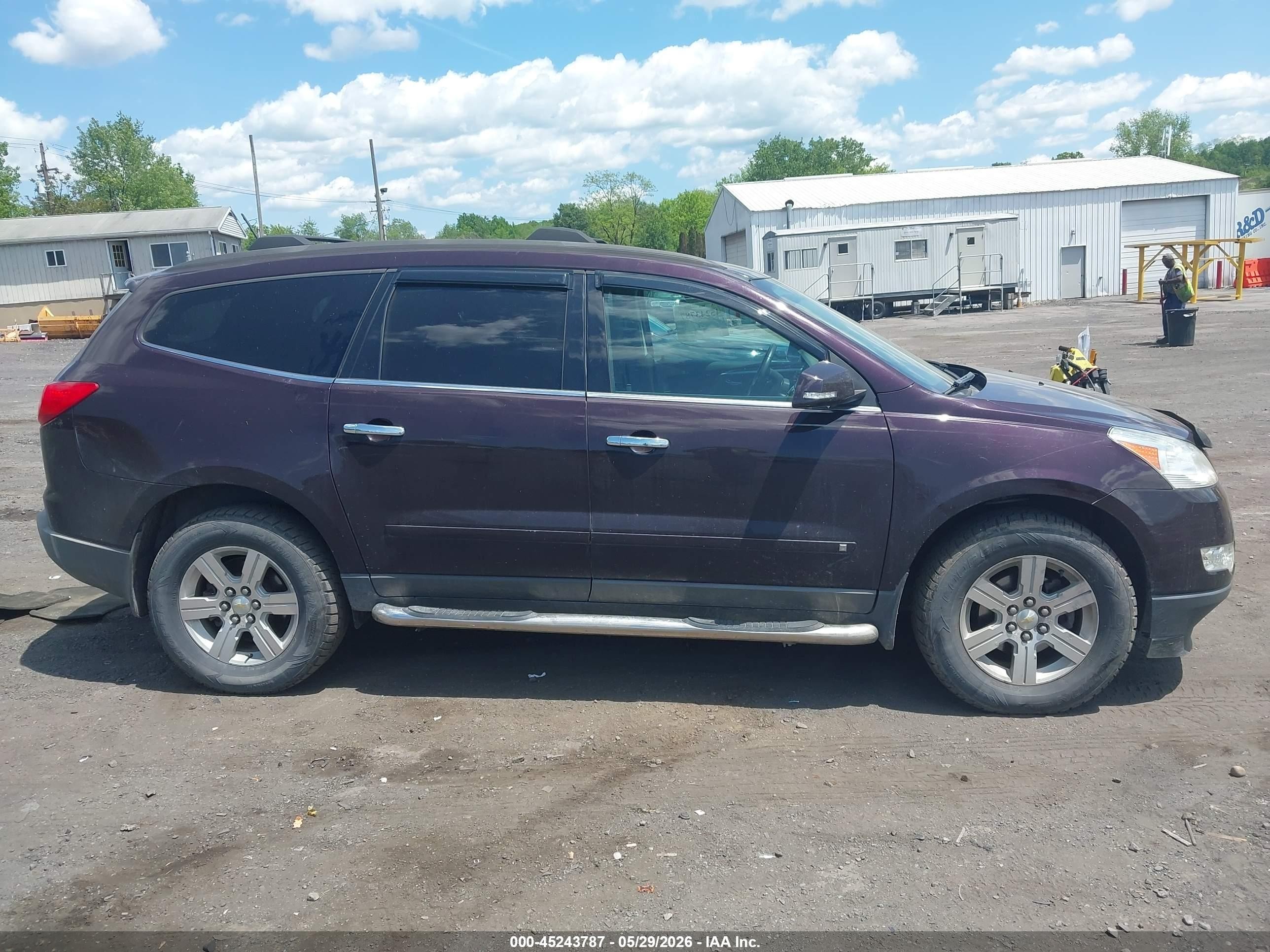 2010 Chevrolet Traverse Lt Фиолетовый vin: 1GNLVFED6AS112540