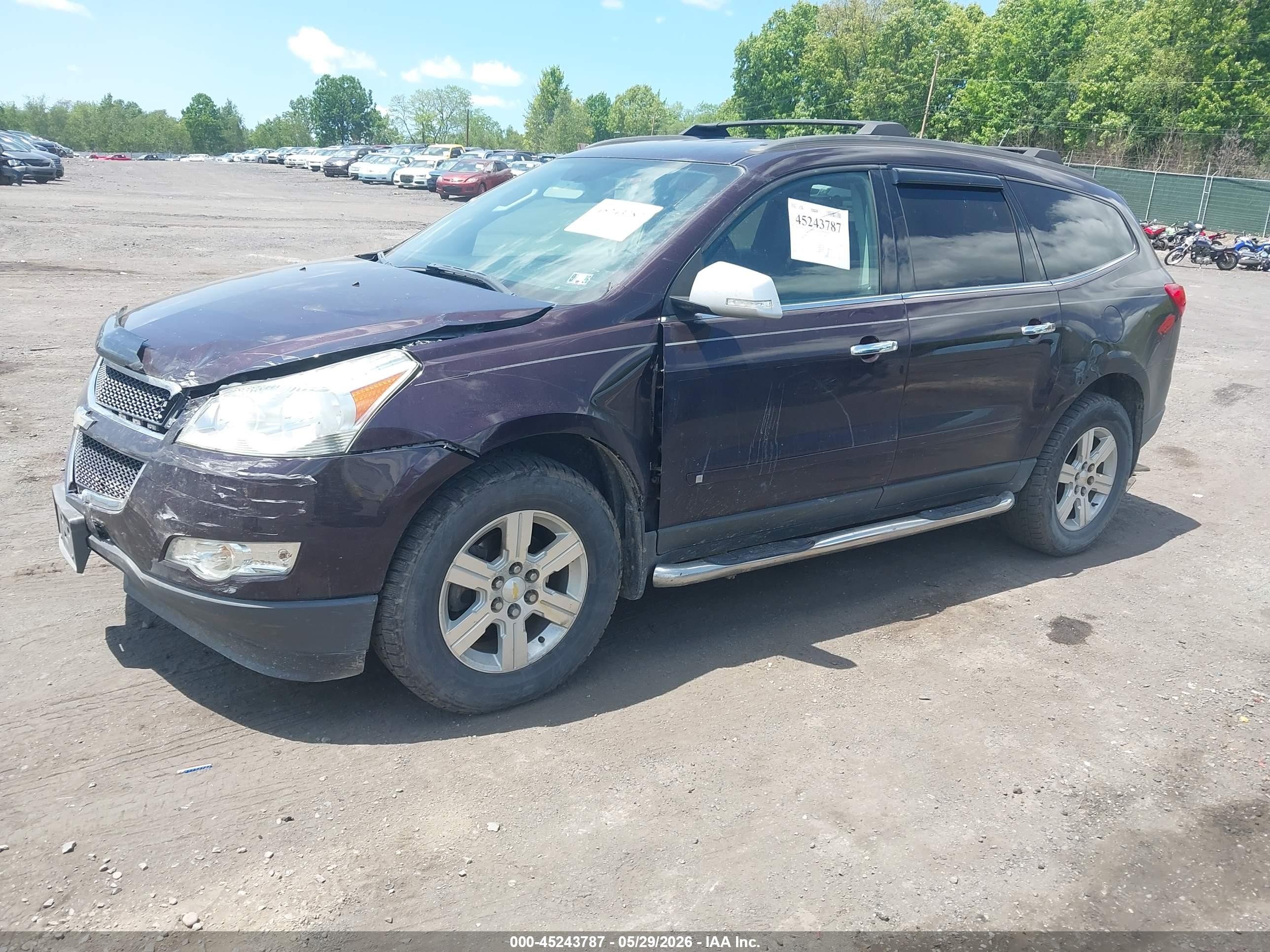 2010 Chevrolet Traverse Lt Фиолетовый vin: 1GNLVFED6AS112540