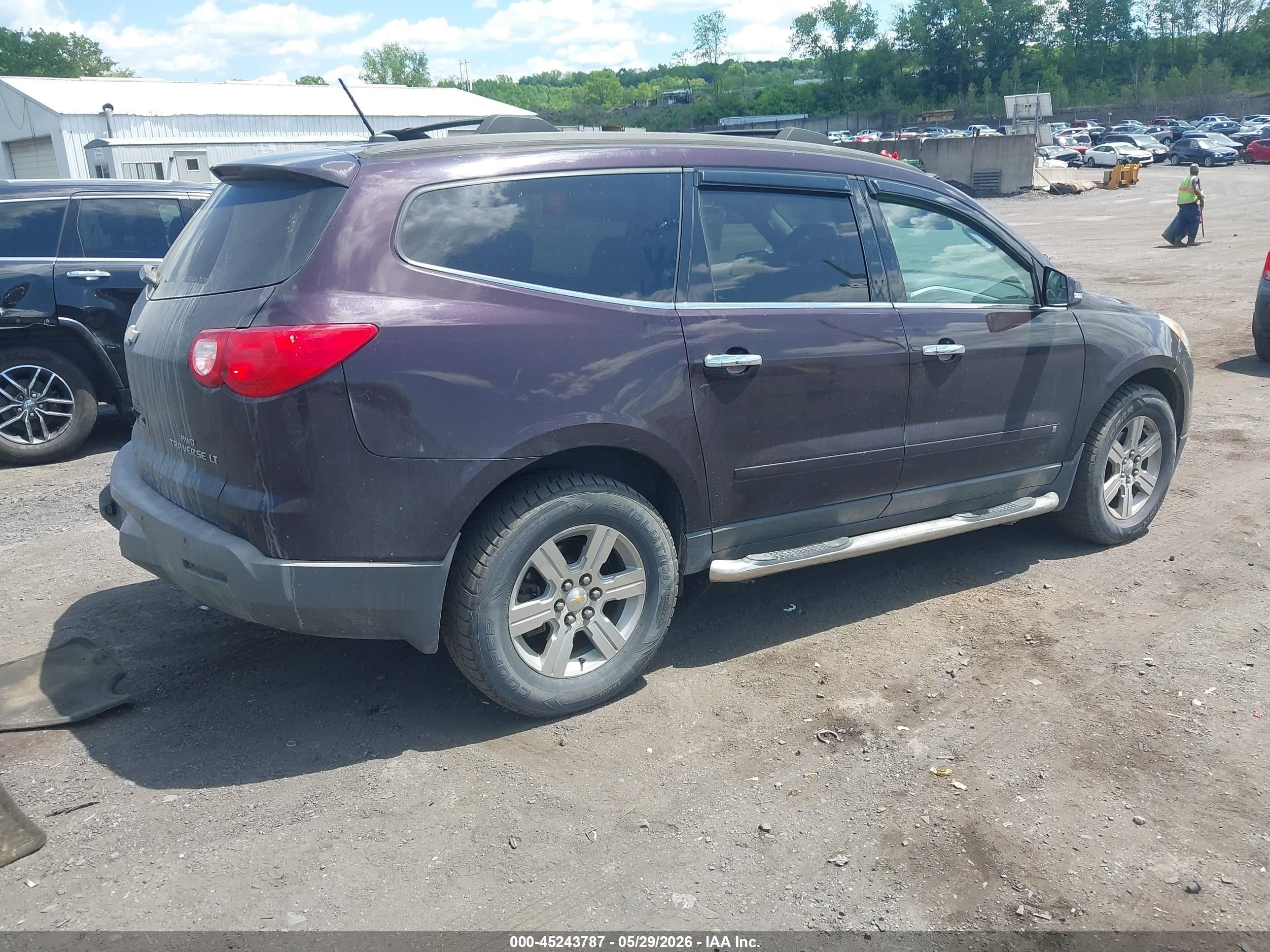 2010 Chevrolet Traverse Lt Фиолетовый vin: 1GNLVFED6AS112540