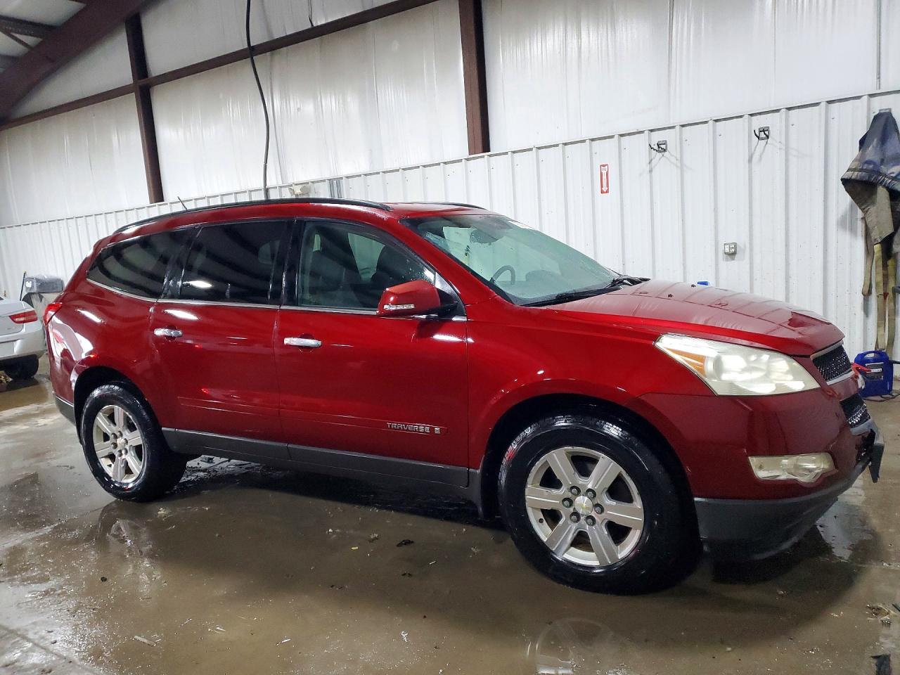 2010 Chevrolet Traverse Lt Red vin: 1GNLVFED7AS100512