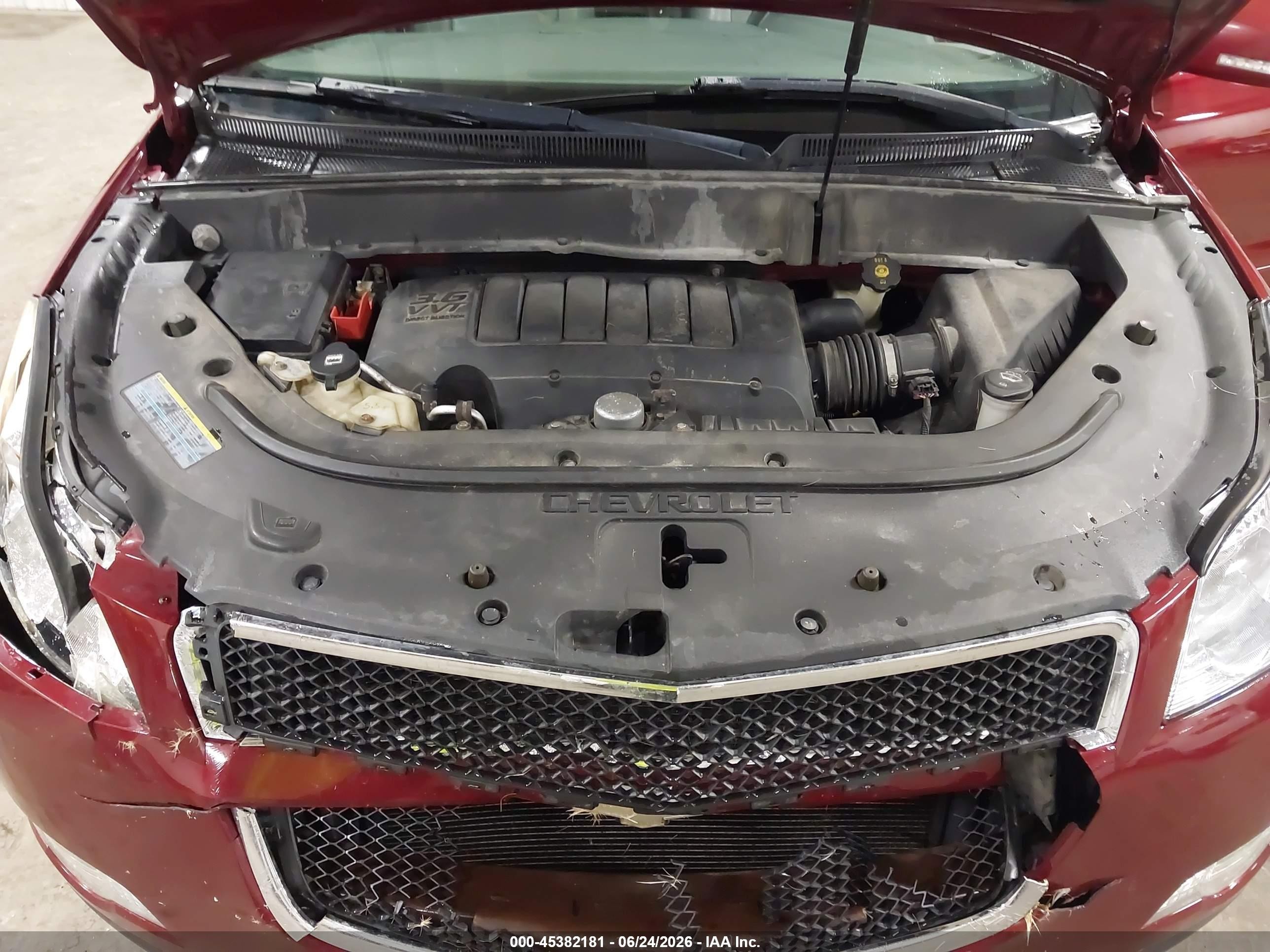 2010 Chevrolet Traverse Lt Red vin: 1GNLVGED2AS113870