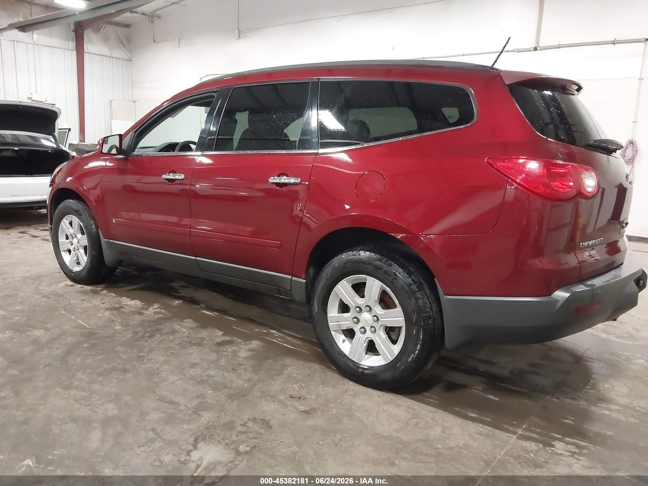 2010 Chevrolet Traverse Lt Red vin: 1GNLVGED2AS113870