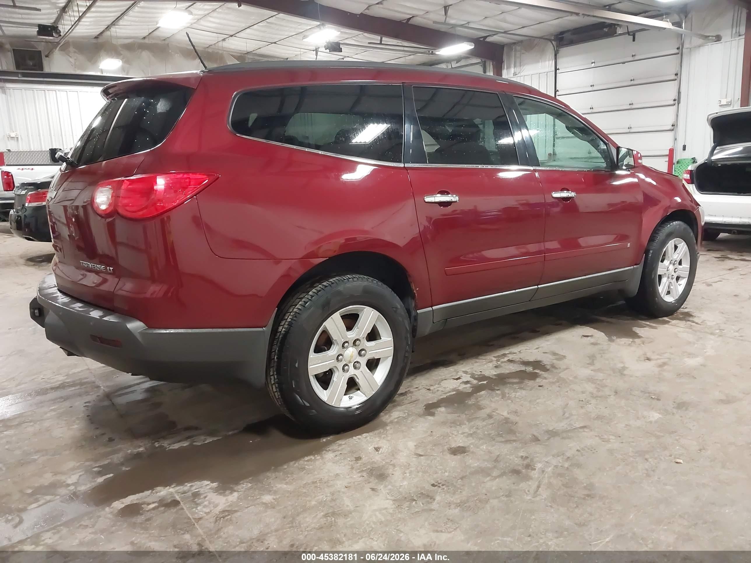 2010 Chevrolet Traverse Lt Red vin: 1GNLVGED2AS113870