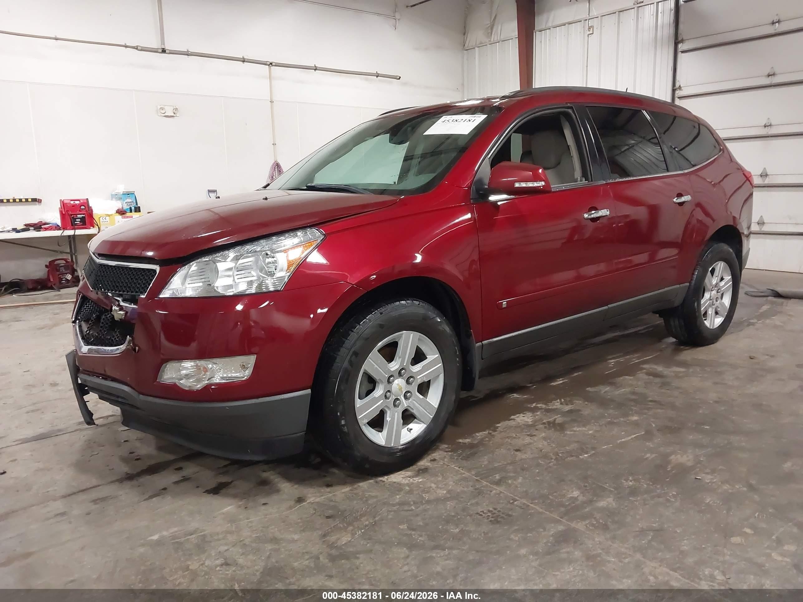 2010 Chevrolet Traverse Lt Red vin: 1GNLVGED2AS113870