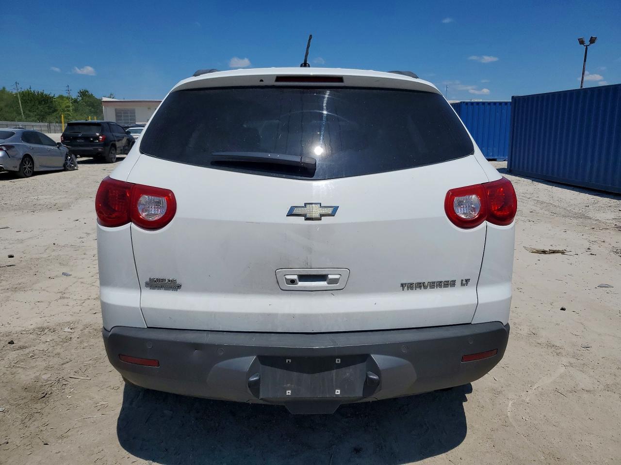 2010 Chevrolet Traverse Lt Белый vin: 1GNLVGED3AS121802