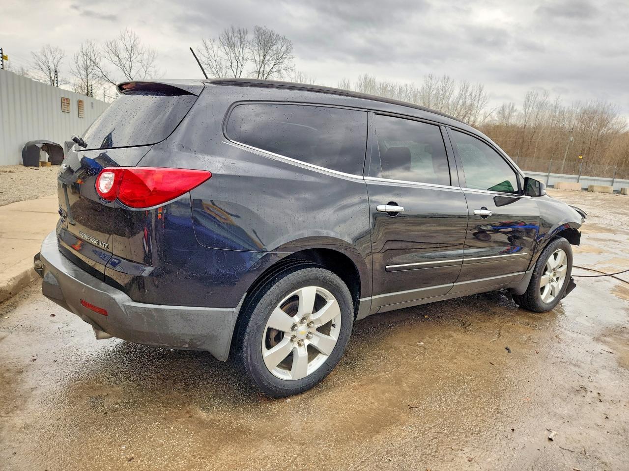 2010 Chevrolet Traverse Ltz Black vin: 1GNLVHED0AS130592