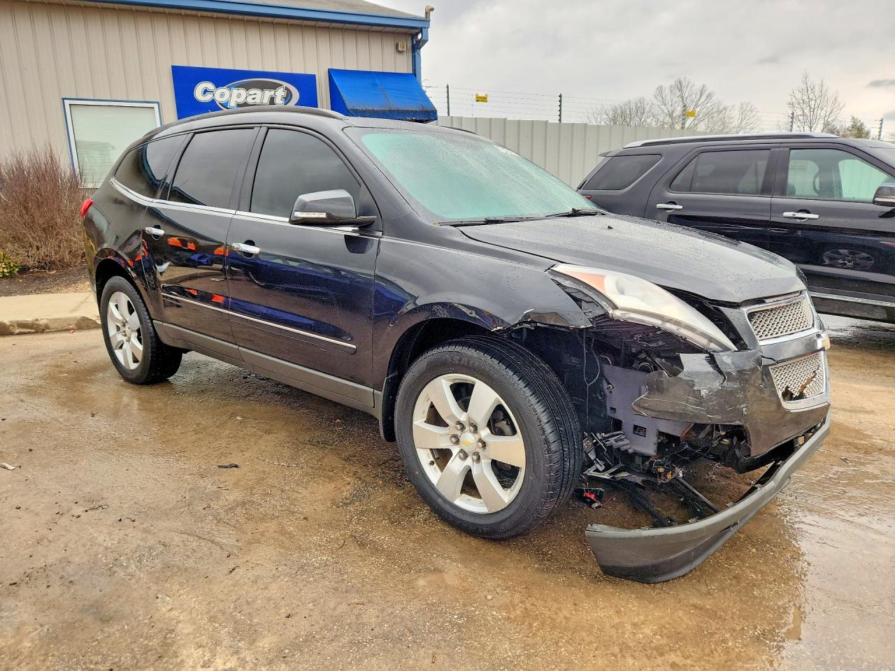 2010 Chevrolet Traverse Ltz Black vin: 1GNLVHED0AS130592