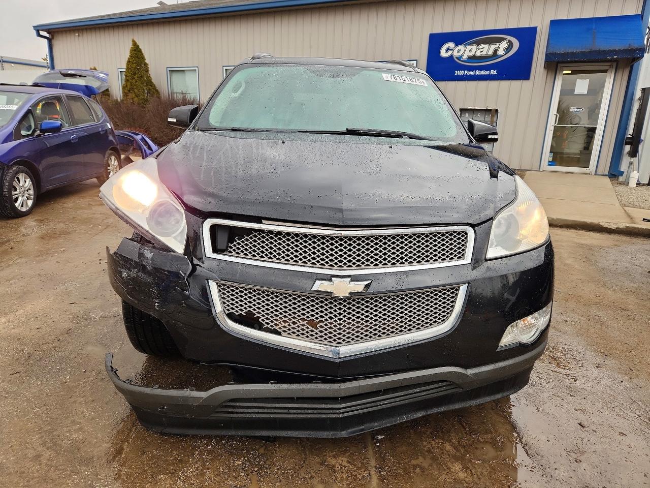 2010 Chevrolet Traverse Ltz Black vin: 1GNLVHED0AS130592