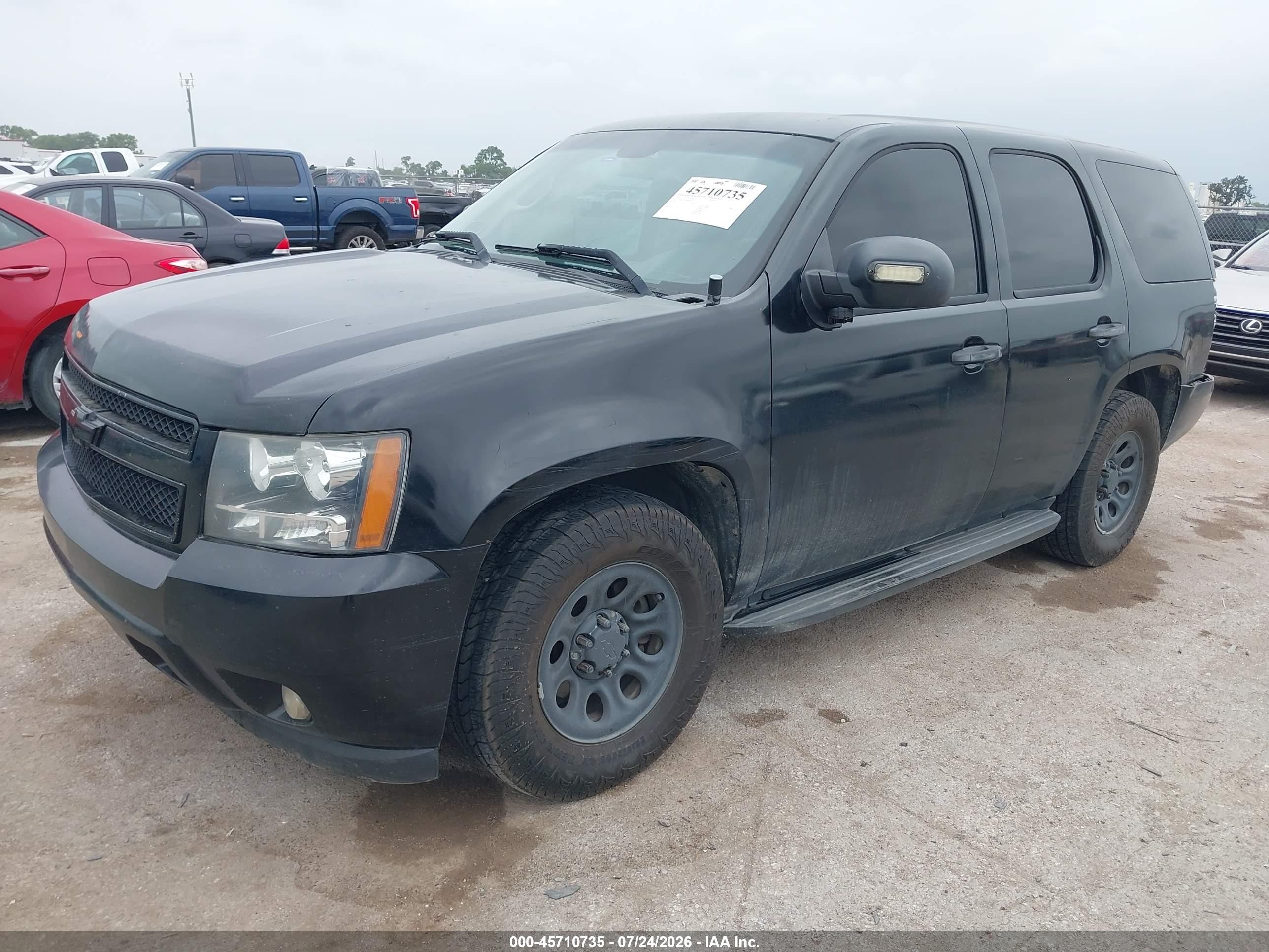 2010 Chevrolet Tahoe Ls Black vin: 1GNMCAE06AR229939