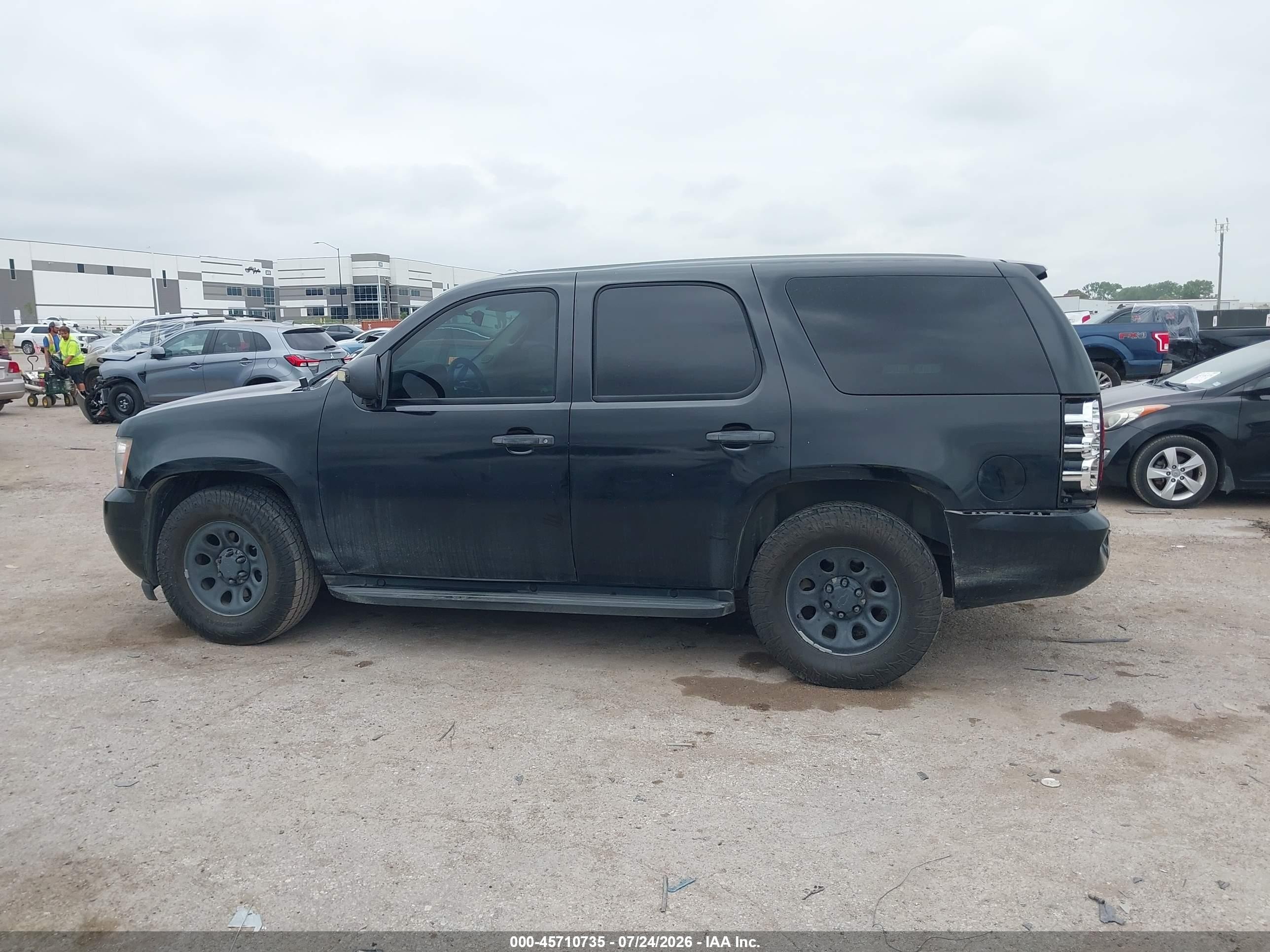 2010 Chevrolet Tahoe Ls Black vin: 1GNMCAE06AR229939