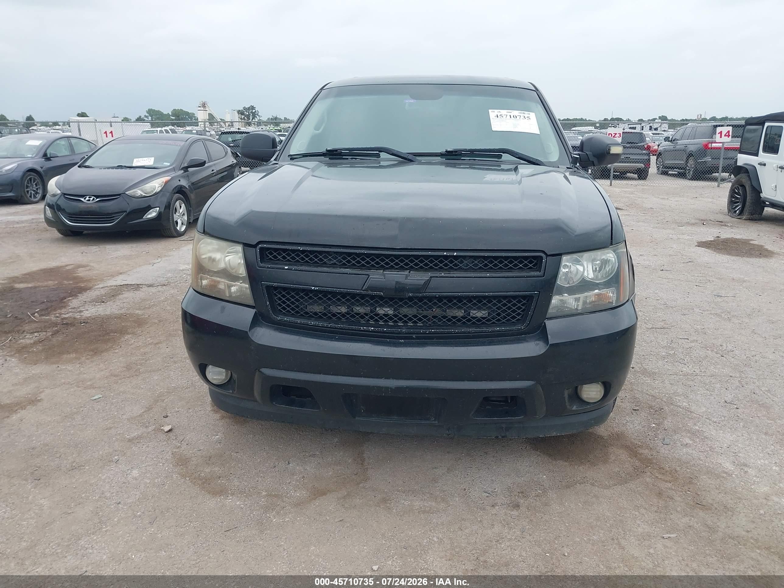 2010 Chevrolet Tahoe Ls Black vin: 1GNMCAE06AR229939