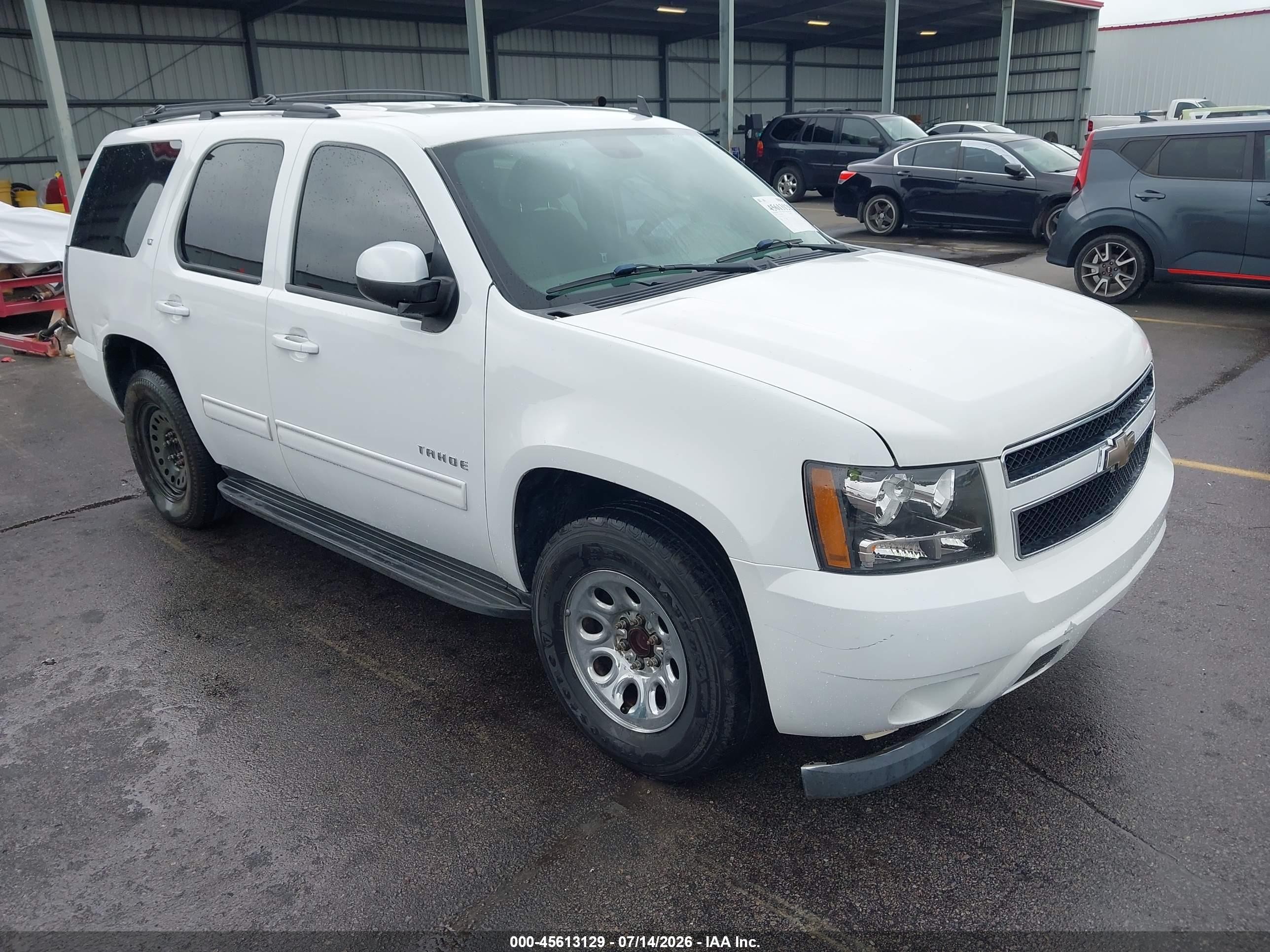 2010 Chevrolet Tahoe Lt White vin: 1GNMCBE31AR193545