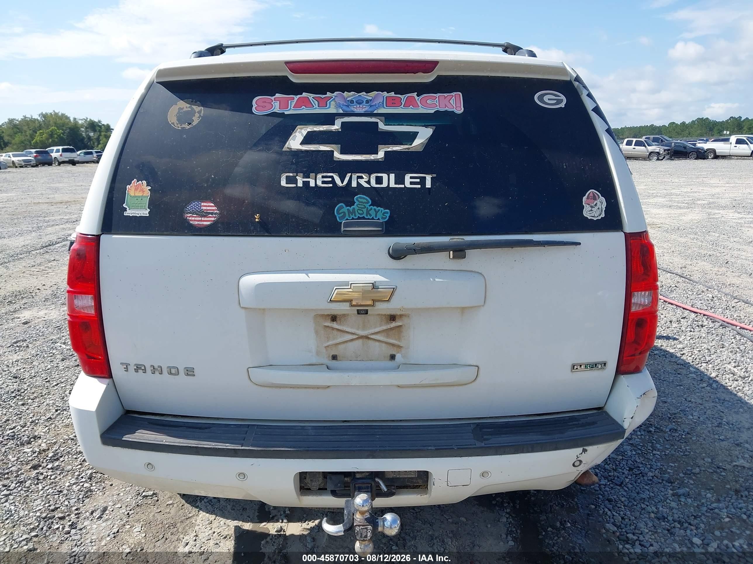 2010 Chevrolet Tahoe Lt Белый vin: 1GNMCBE37AR230355