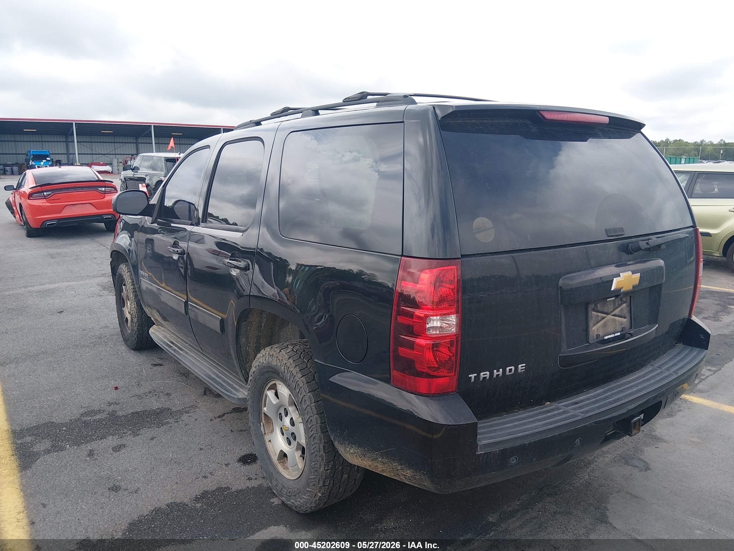 2013 Chevrolet Tahoe Ls Black vin: 1GNSCAE00DR150794