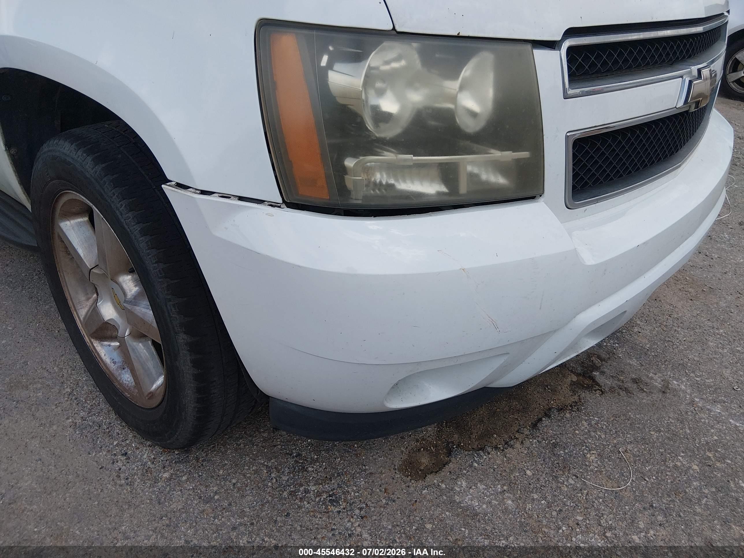 2011 Chevrolet Tahoe Ls Белый vin: 1GNSCAE01BR146122