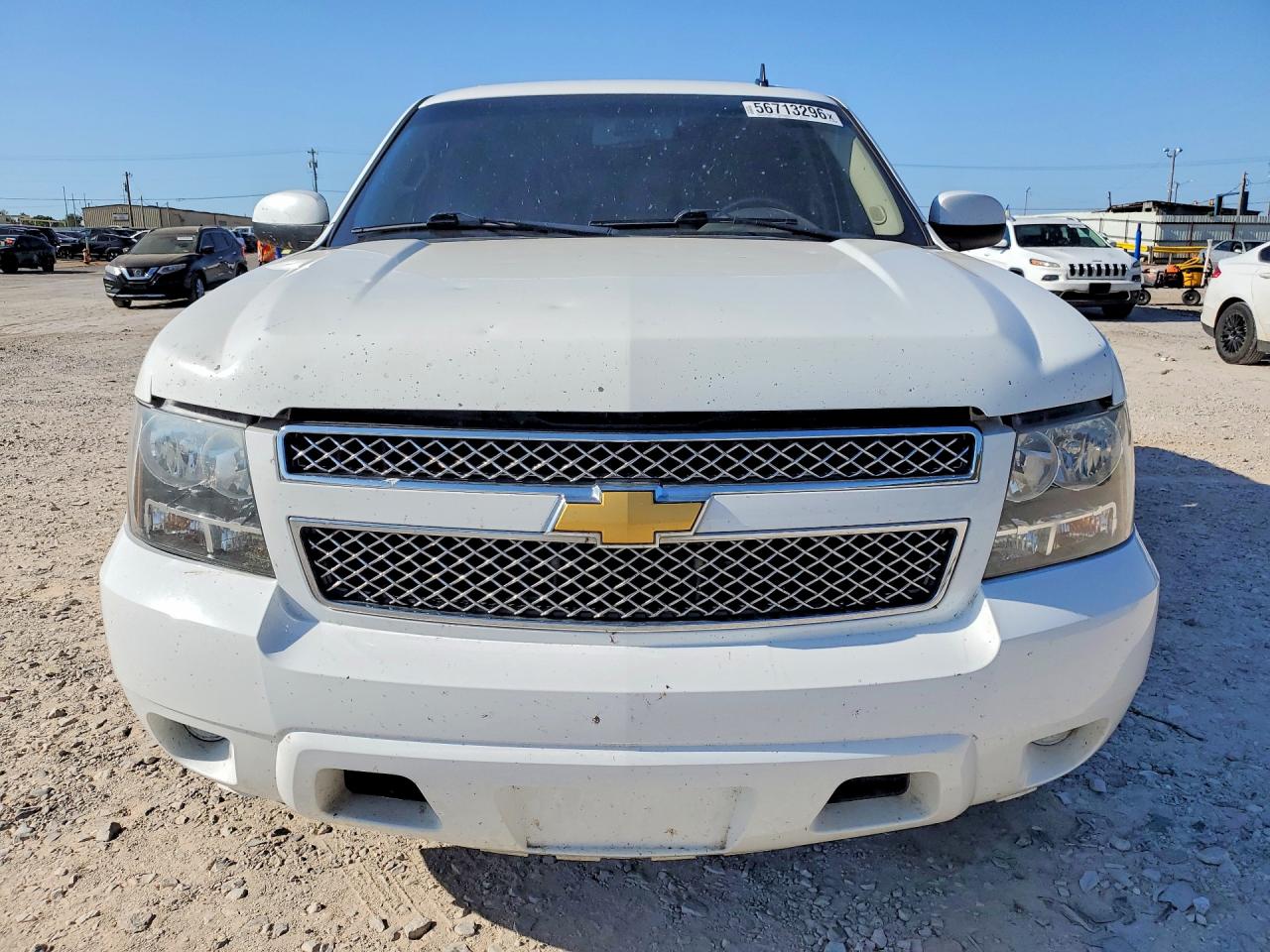 2013 Chevrolet Tahoe C1500 Ls White vin: 1GNSCAE01DR330785
