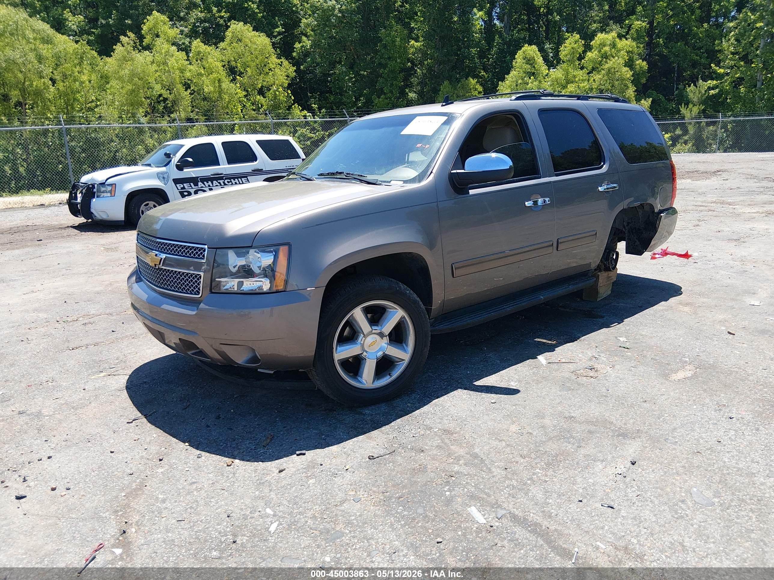 2014 Chevrolet Tahoe Ls Brown vin: 1GNSCAE01ER156394