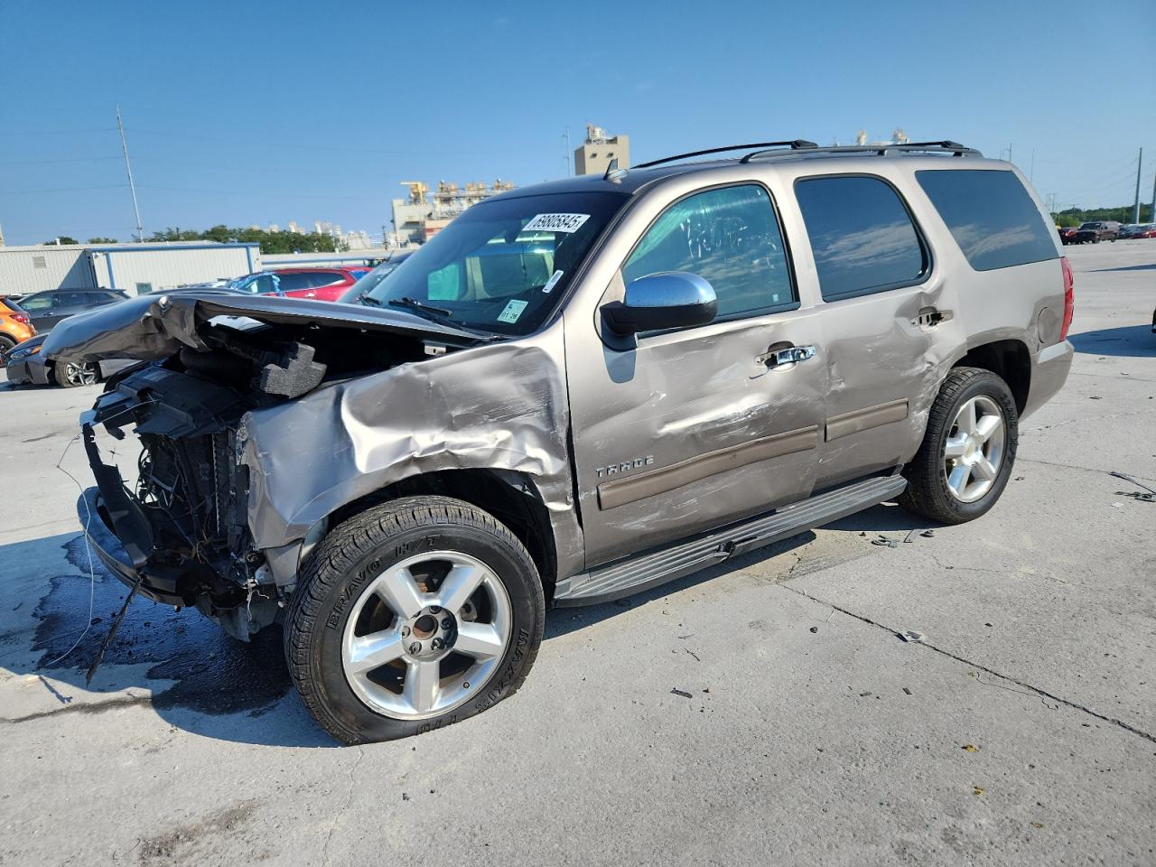 2012 Chevrolet Tahoe C1500 Ls Brown vin: 1GNSCAE02CR203266