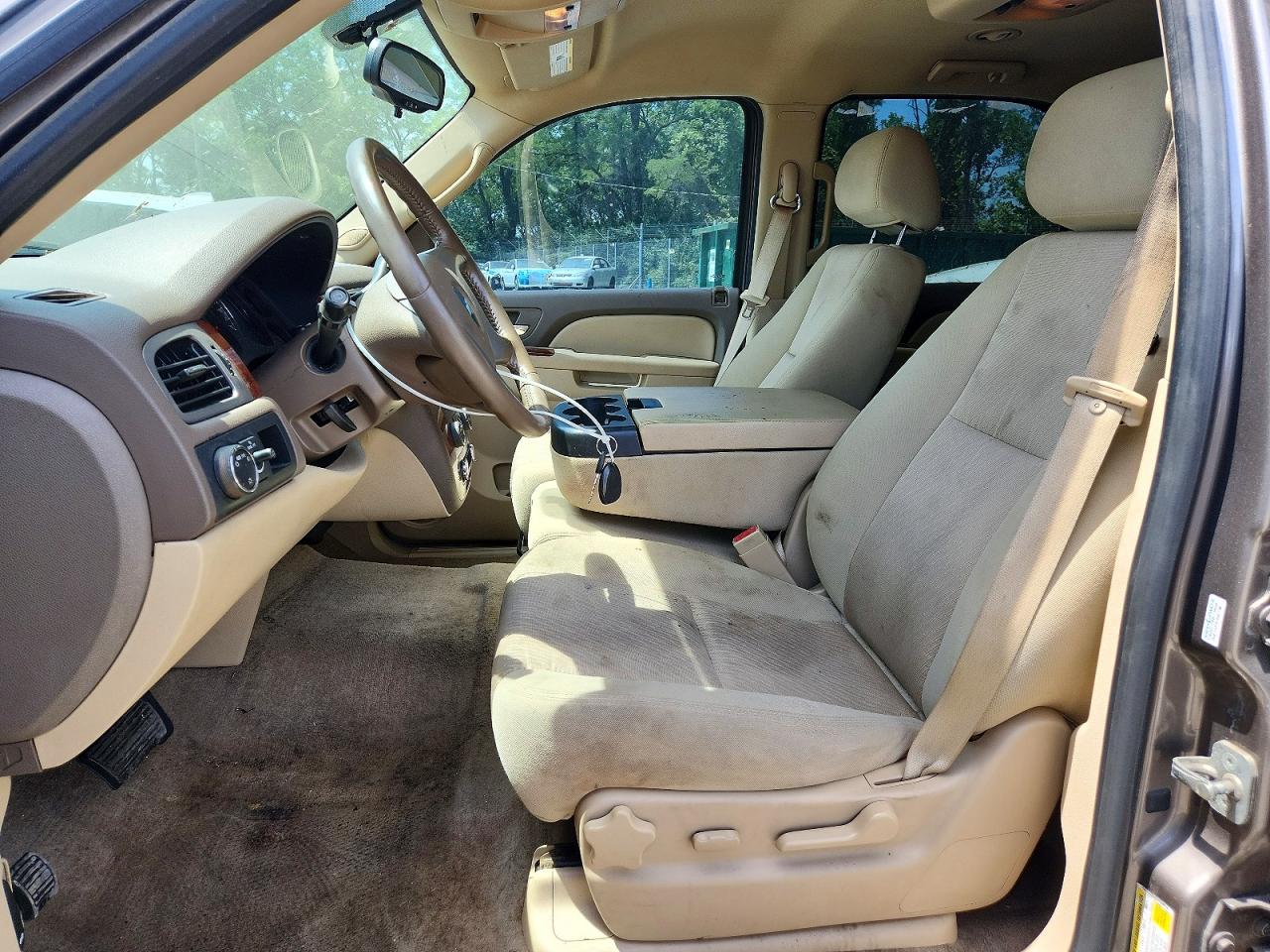 2012 Chevrolet Tahoe C1500 Ls Gray vin: 1GNSCAE02CR326596